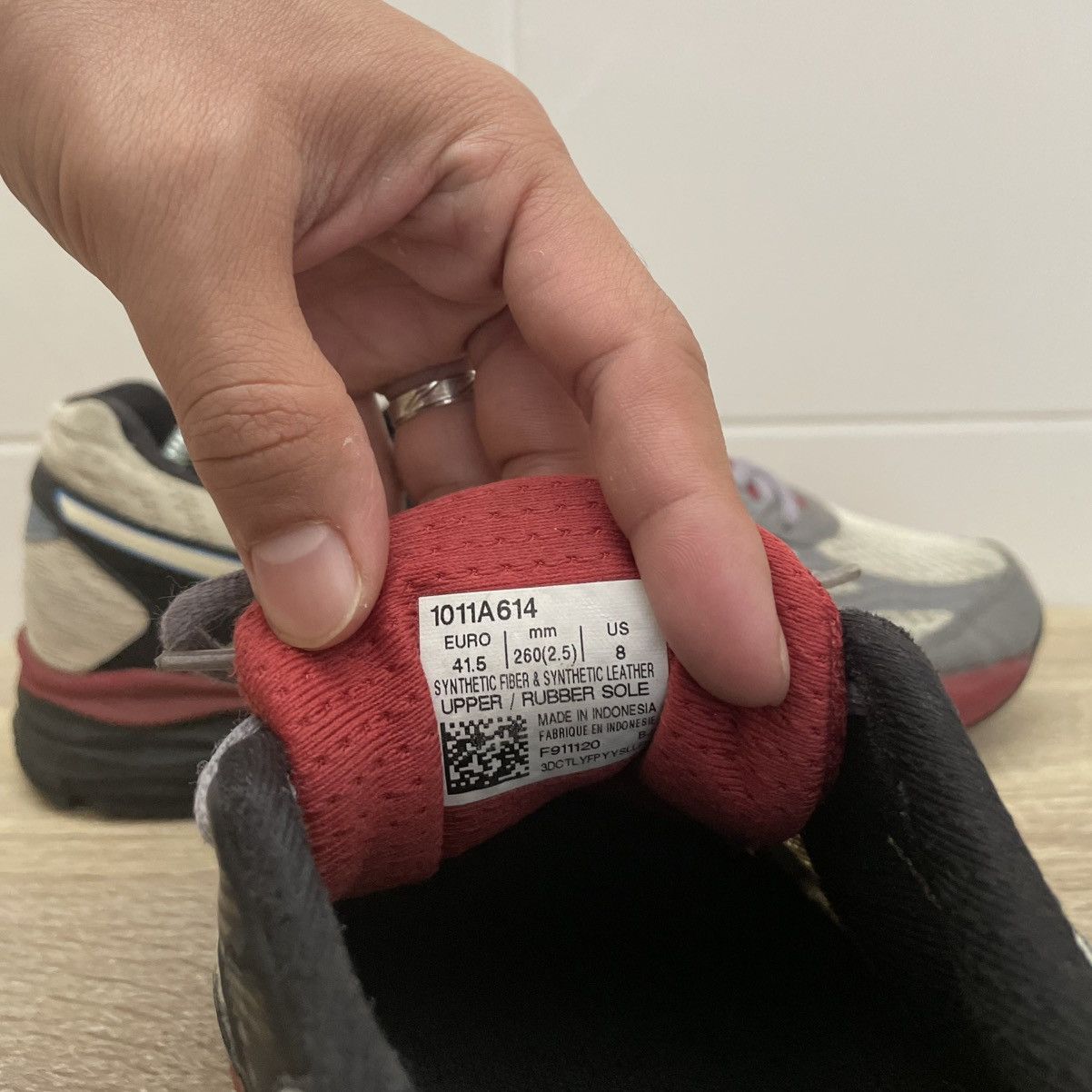 Asics Asics Gel Flux 4 Grey/Red Size US 8 / EU 41 - 9 Thumbnail