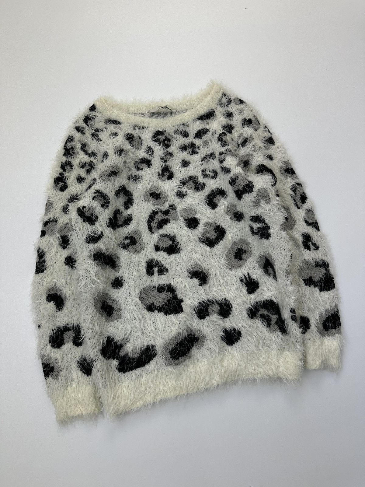 Japanese Brand Faux Fur Style Women’s Swearer Plaid White Size M / US 6-8 / IT 42-44 - 5 Thumbnail