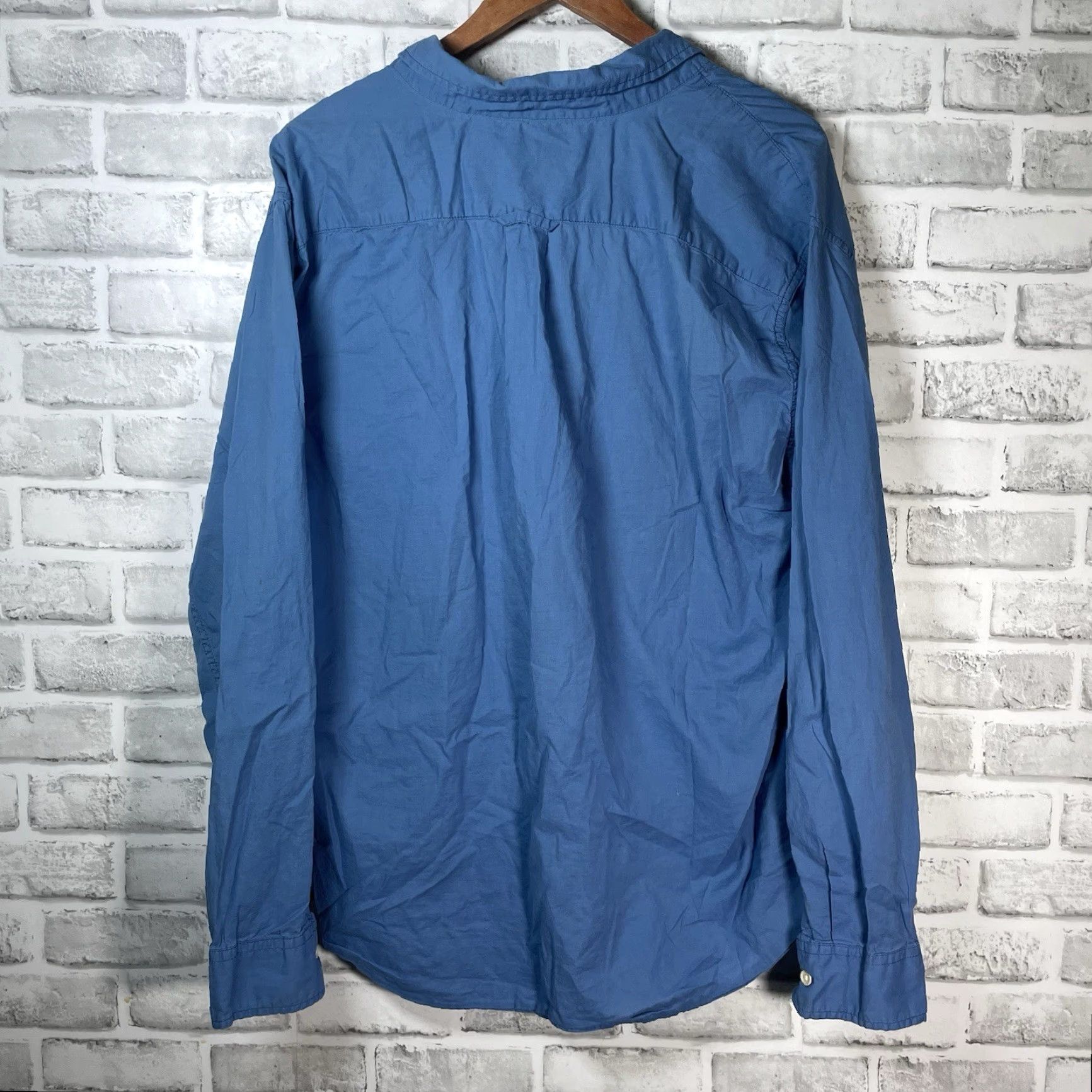Lucky Brand Lucky Brand Shirt Men XL Blue Surf California Long Sleeve Button-Up Size US XL / EU 56 / 4 - 5 Thumbnail