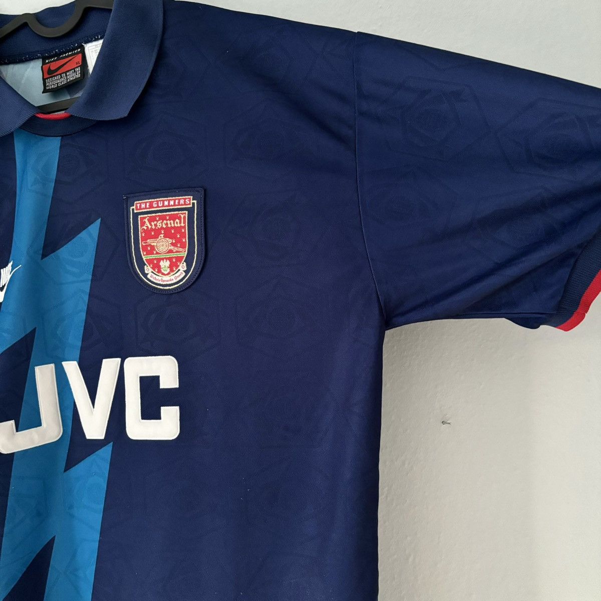 Nike × Vintage 1995 1996 Arsenal London Nike Vintage Away Kit Soccer Jersey Size US XL / EU 56 / 4 - 6 Thumbnail
