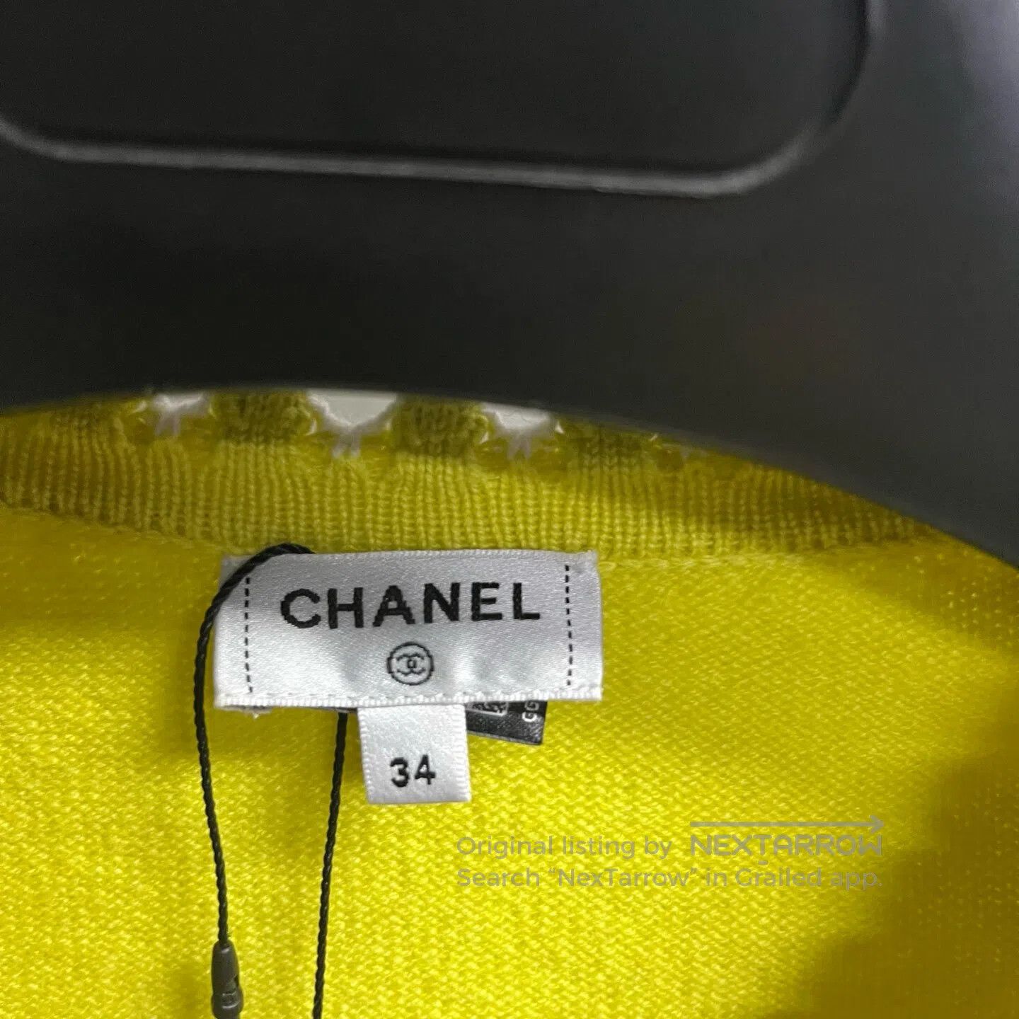 Chanel Chanel Single-row buttoned, five-quarter-length knitted sw Size XS / US 0-2 / IT 36-38 - 2 Thumbnail