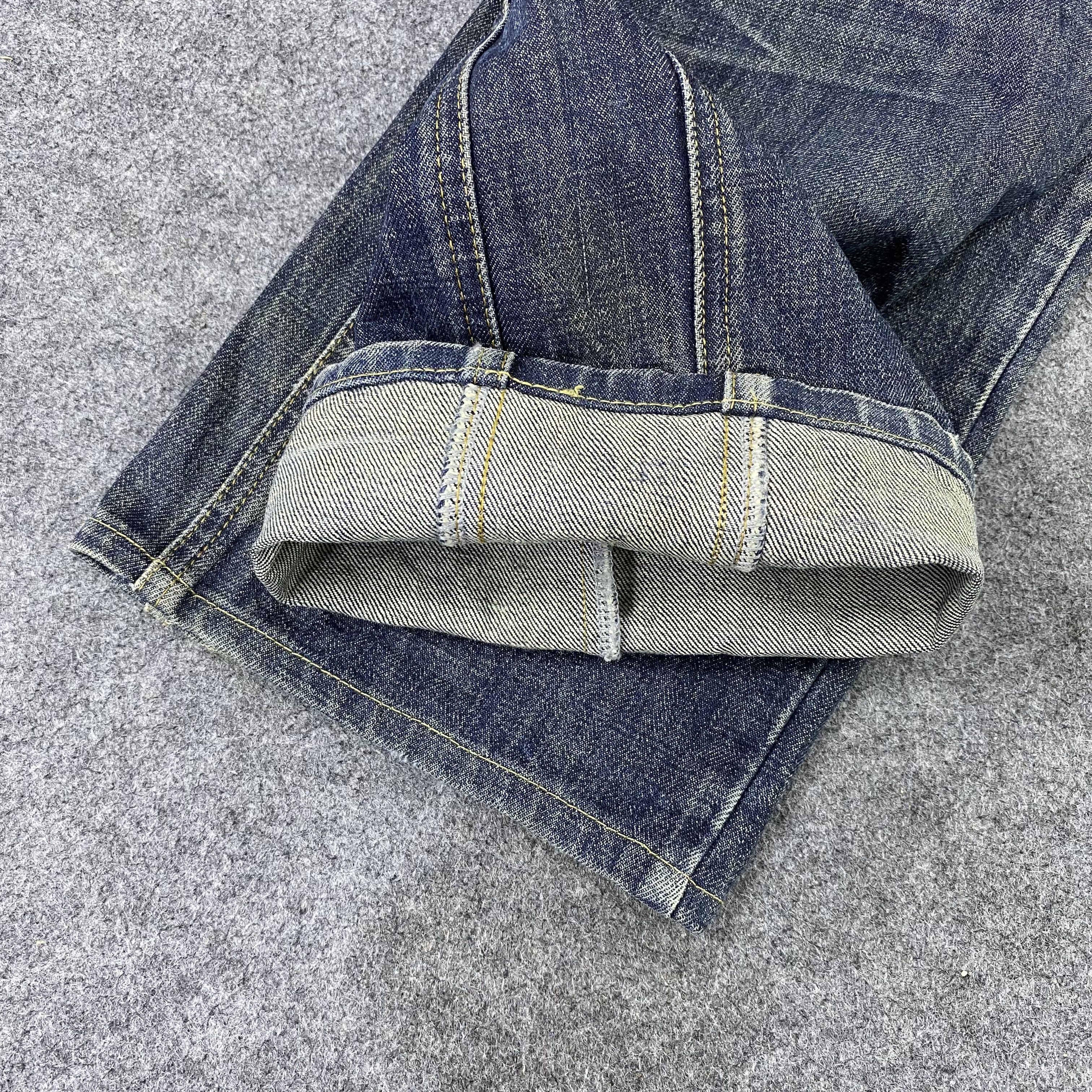 If Six Was Nine 2000s BARTACK JAPAN JEANS-J1151 Size US 36 / EU 52 - 15 Thumbnail