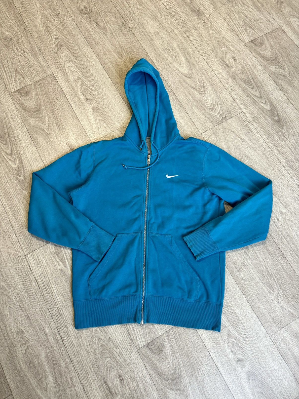 Nike 🔷Vintage Nike Swoosh Zip Hoodie🔷 Size US M / EU 48-50 / 2 - 1 Thumbnail