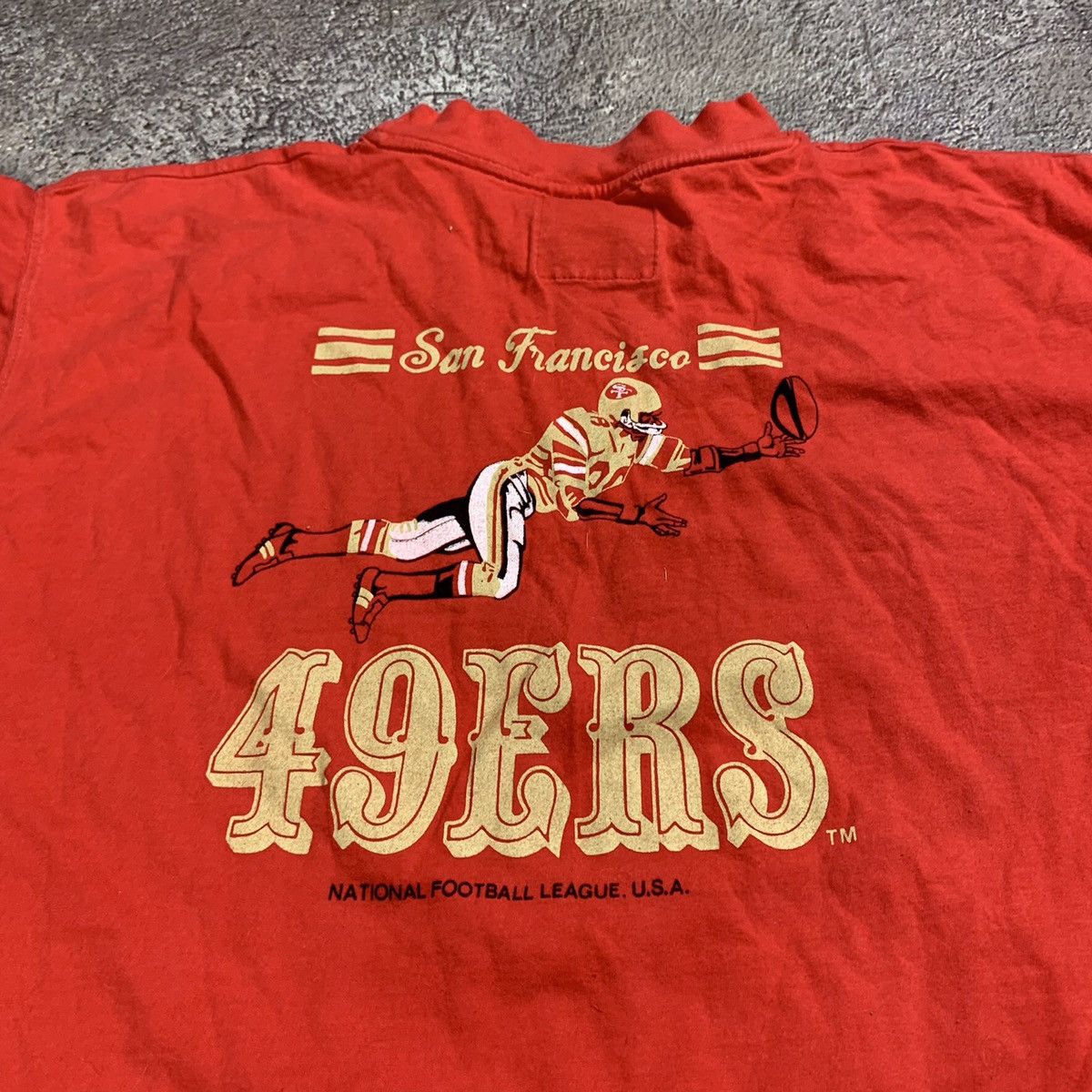Vintage Vintage 90s NFL 49ers Super Bowl Graphic Tee Streetwear XL Size US XL / EU 56 / 4 - 7 Thumbnail