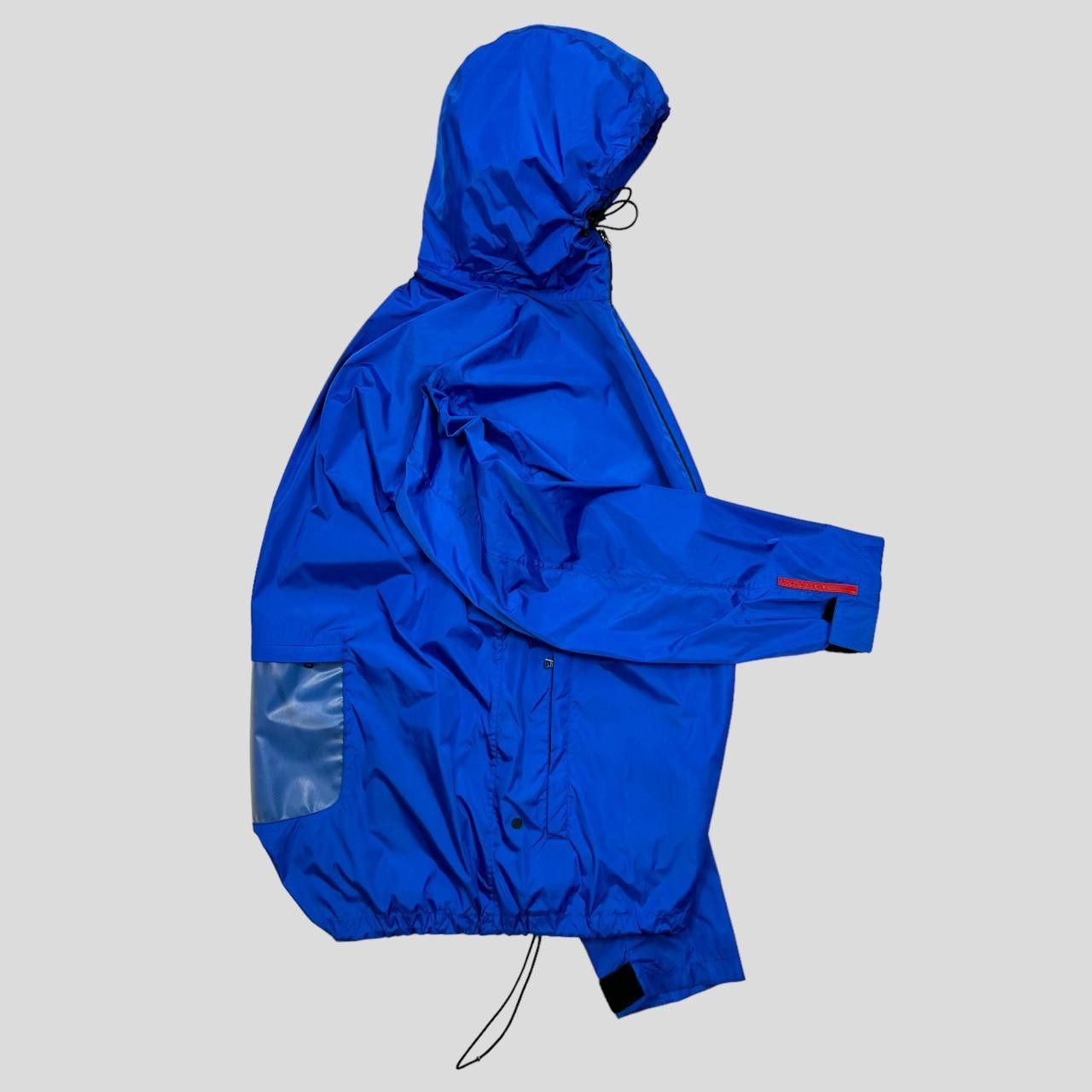 Prada Prada Sport SS99 Latex Pocket Electric Blue Jacket - L Size US L / EU 52-54 / 3 - 3 Thumbnail