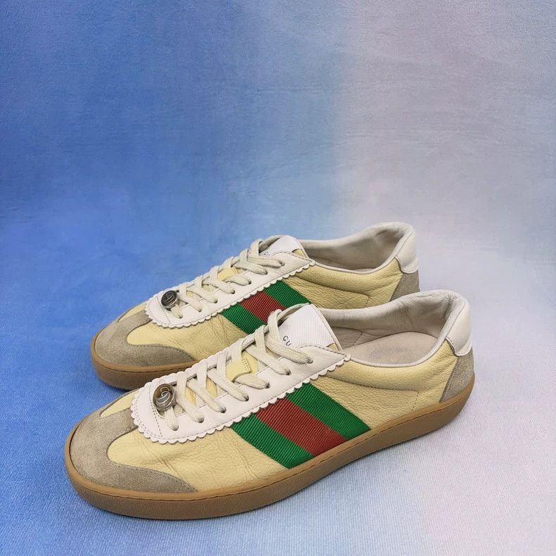 Gucci G74 Web Lowtop Sneakers - dmc