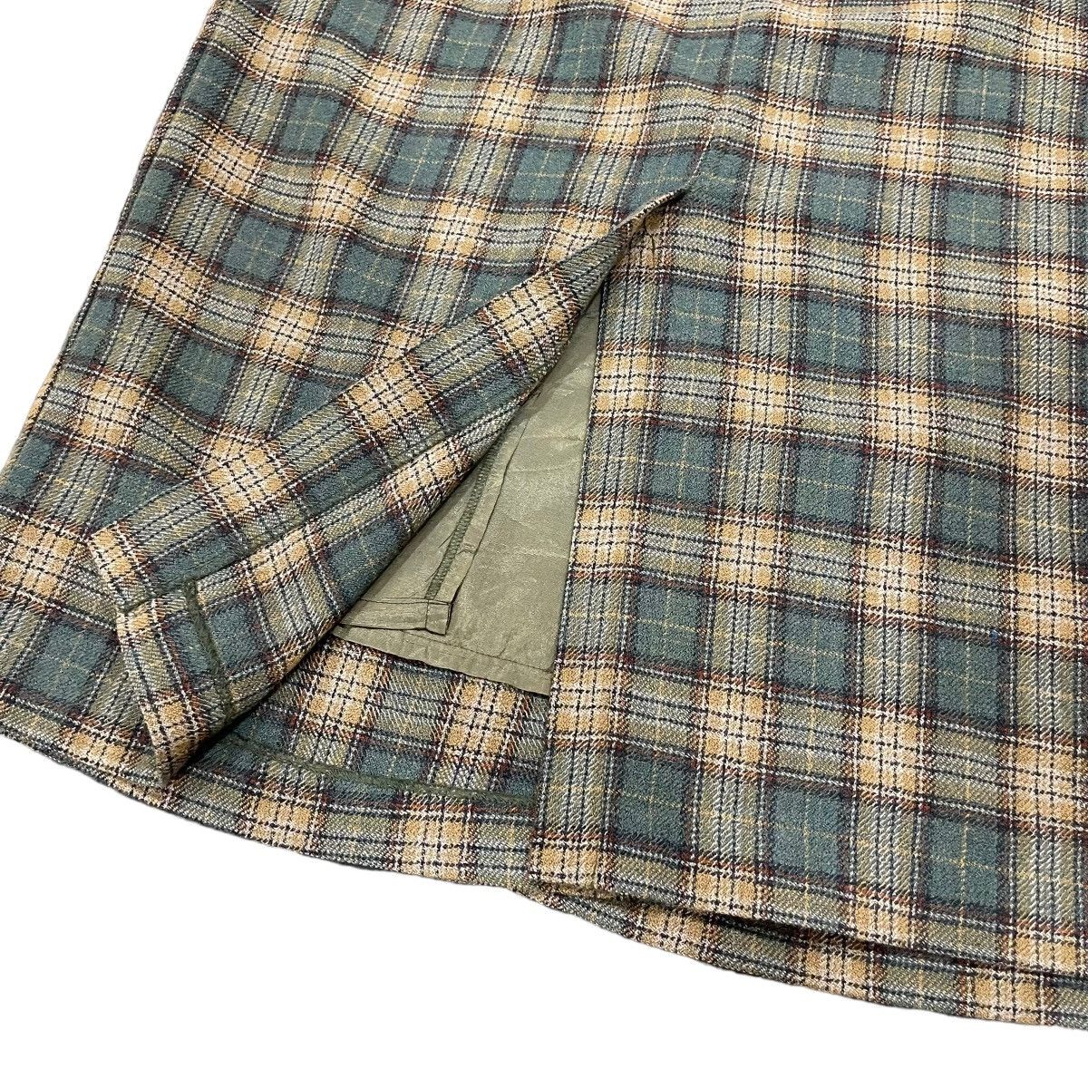 L.L. Bean × Vintage Vintage LL Bean Tartan Wool Midi Skirt Size 28" / US 6 / IT 42 - 14 Thumbnail