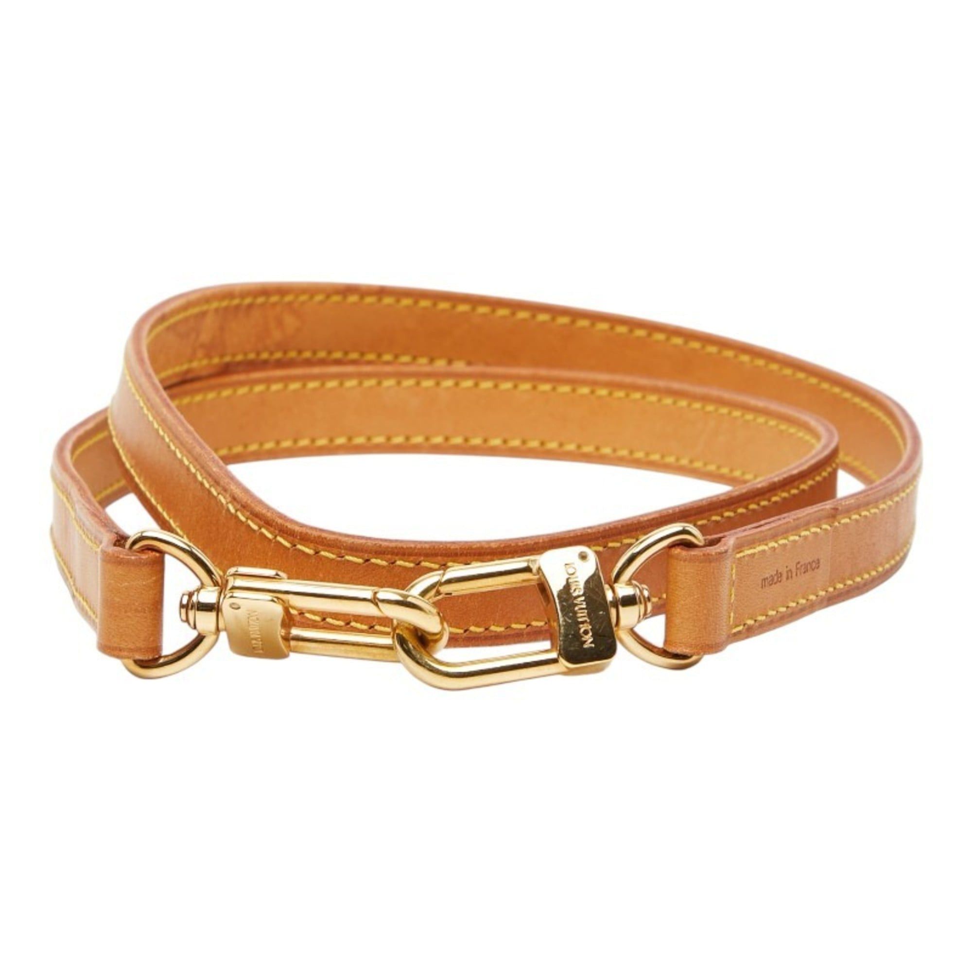 Louis Vuitton Shoulder Strap, Brown Leather, Women's Louis Vuitton