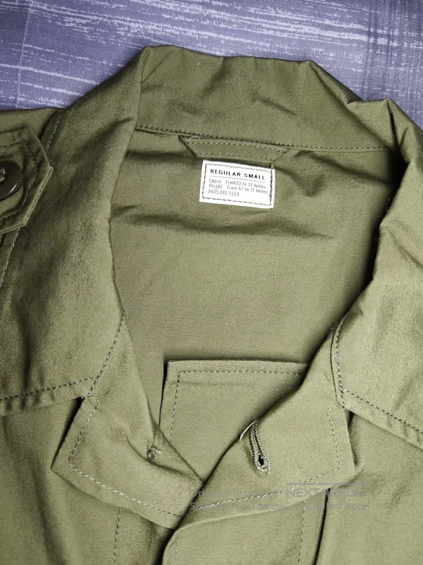 Gimo's GIZEMO OG107 Lightweight Supima Cotton Field Jacket. Size US M / EU 48-50 / 2 - 4 Thumbnail