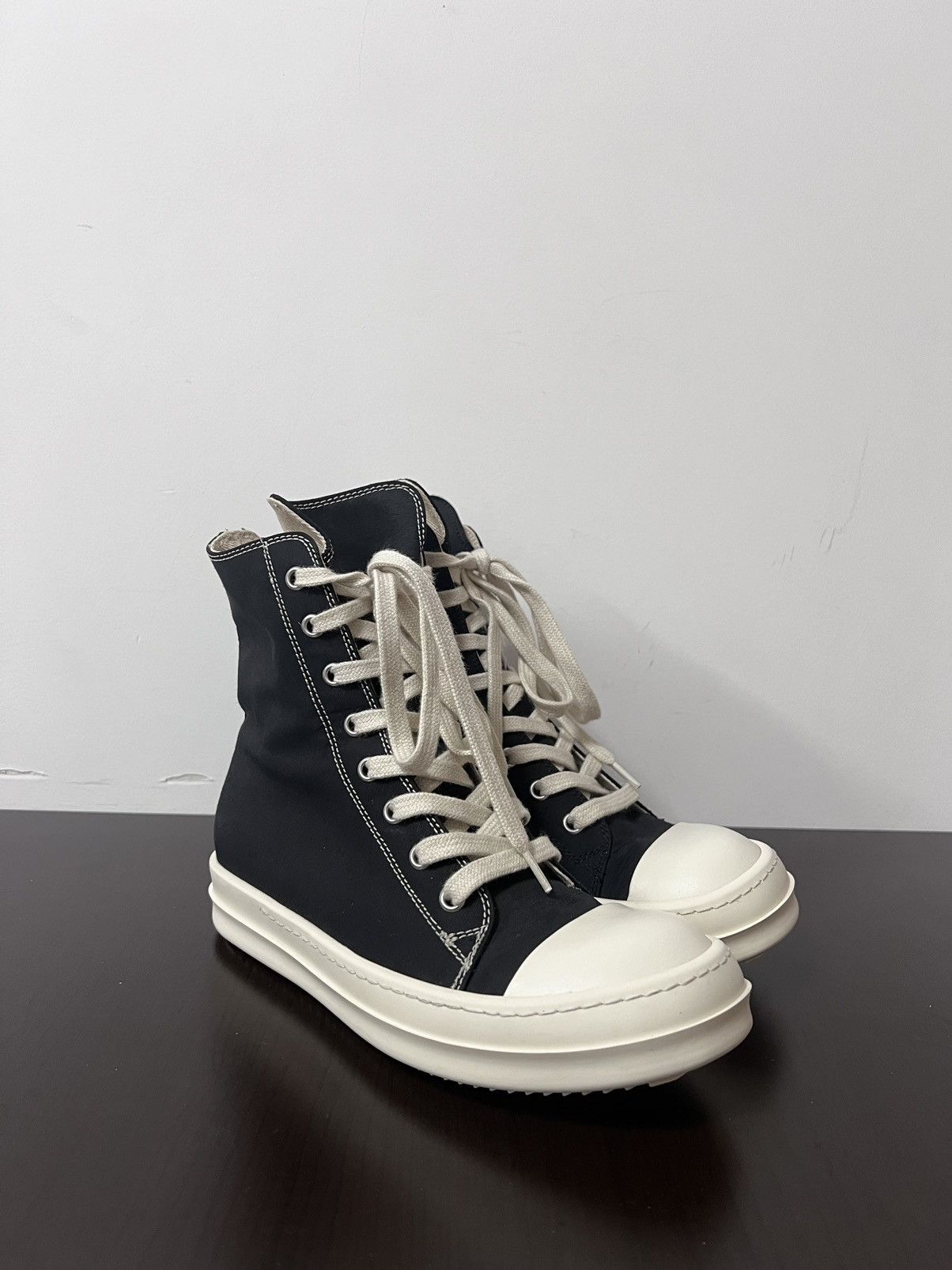 Rick Owens Drkshdw Rick owens ss19 ramones drkshdw high top sneakers sz35 Size US 5 / IT 35 - 5 Thumbnail
