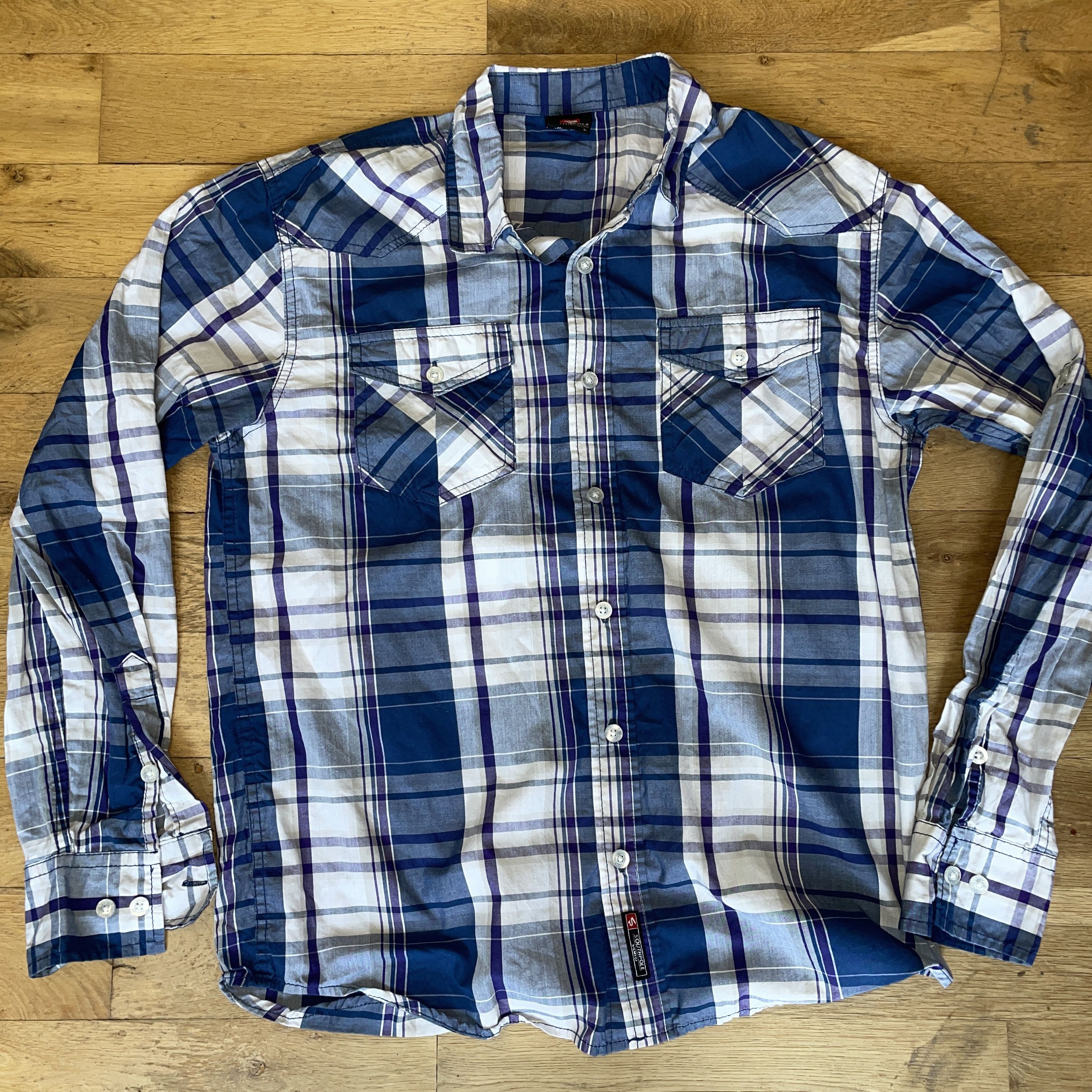 Southpole Southpole Men's Fashion Check Shirt Cotton Size L Size US L / EU 52-54 / 3 - 1 Thumbnail