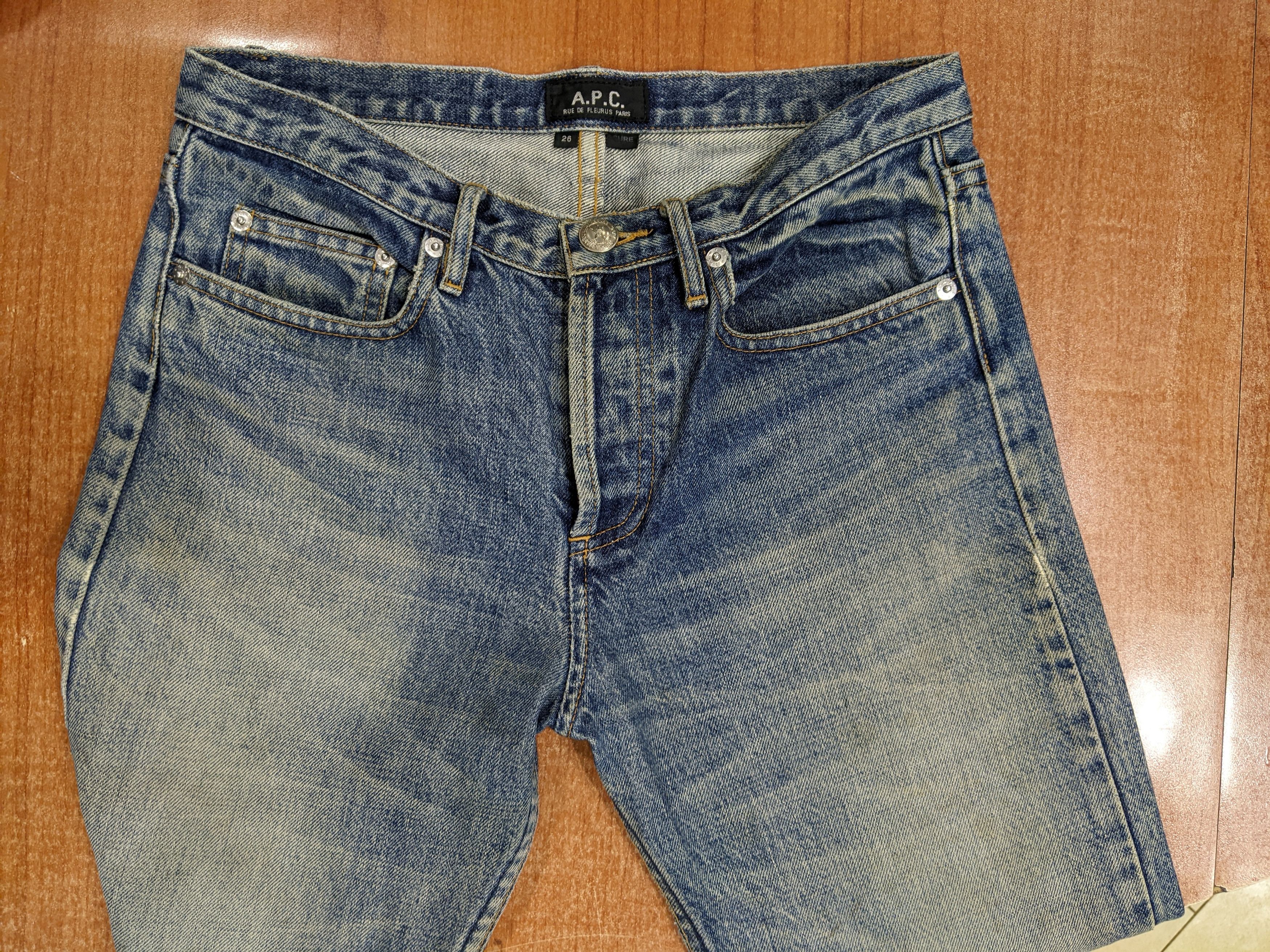 A.P.C. A.P.C Wishkers Distressed Denim Size US 26 / EU 42 - 4 Thumbnail