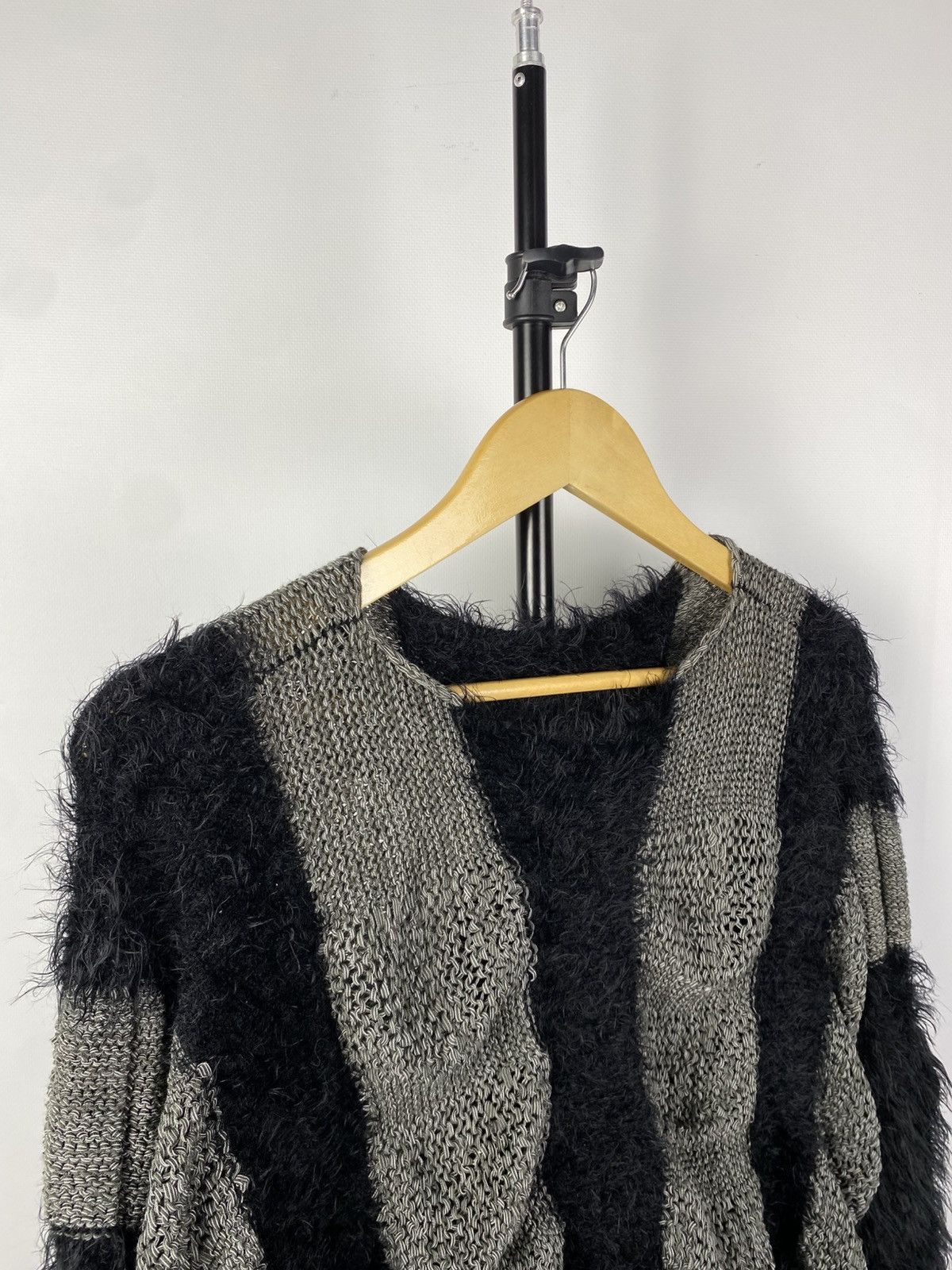 Vintage Y2K Crazy Fuzzy Mohair Sweater Avant-Garde STYLE