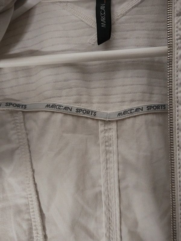 Other Marc Cain white grey jacket avant garde Size M / US 6-8 / IT 42-44 - 5 Thumbnail