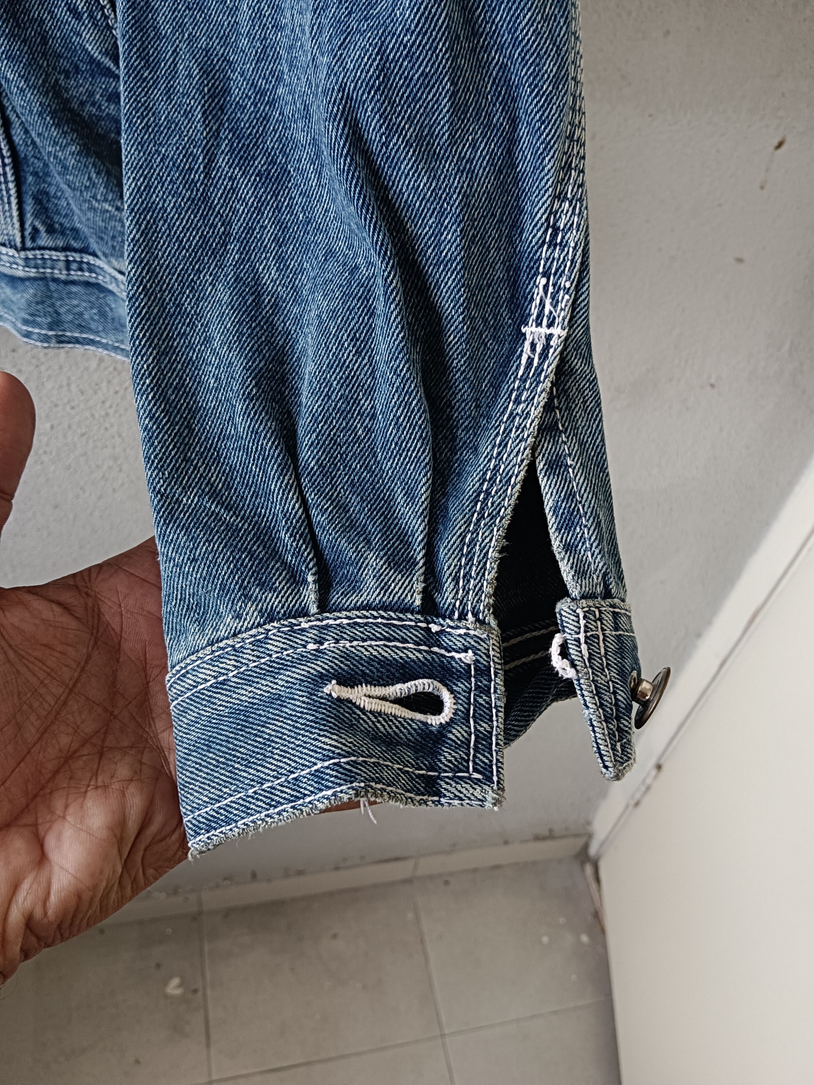 Edwin × Vintage Vtg EDWIN Denim Jacket size M Made in Japan Size US M / EU 48-50 / 2 - 6 Thumbnail