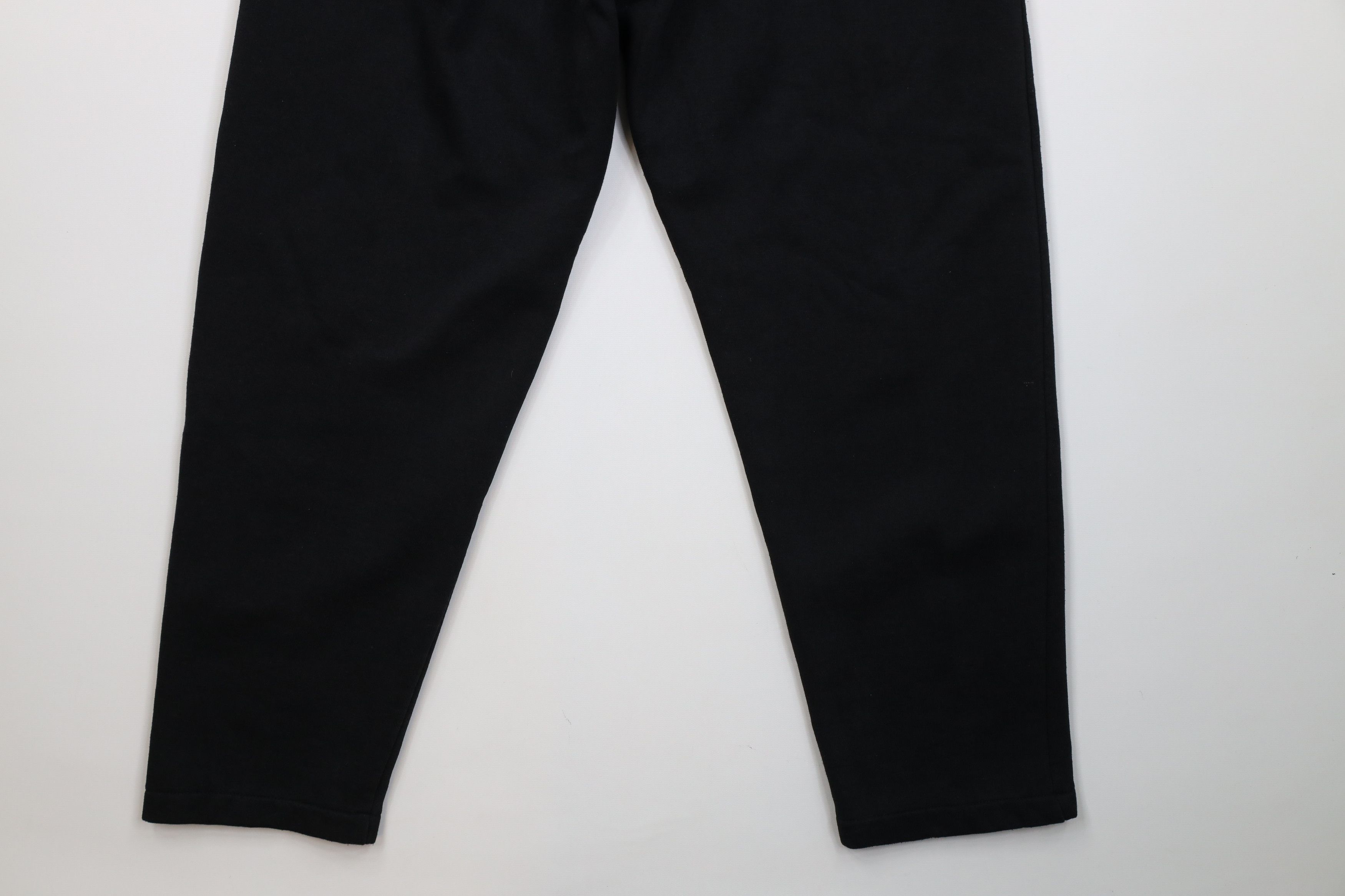 Vintage Vintage 90s Streetwear Blank Sweatpants Pants Black Size 26" / US 2 / IT 38 - 15 Thumbnail