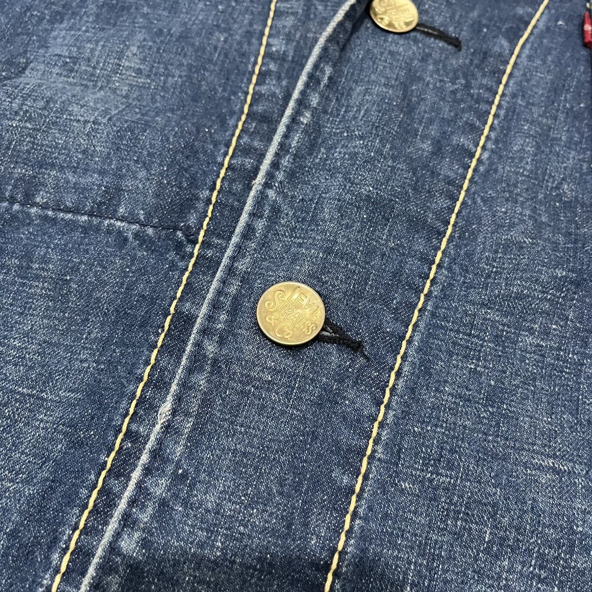 Levi's Vintage Clothing Distressed Blazer Denim Levi's Red Loop Big Pocket Designer Size US XL / EU 56 / 4 - 10 Thumbnail