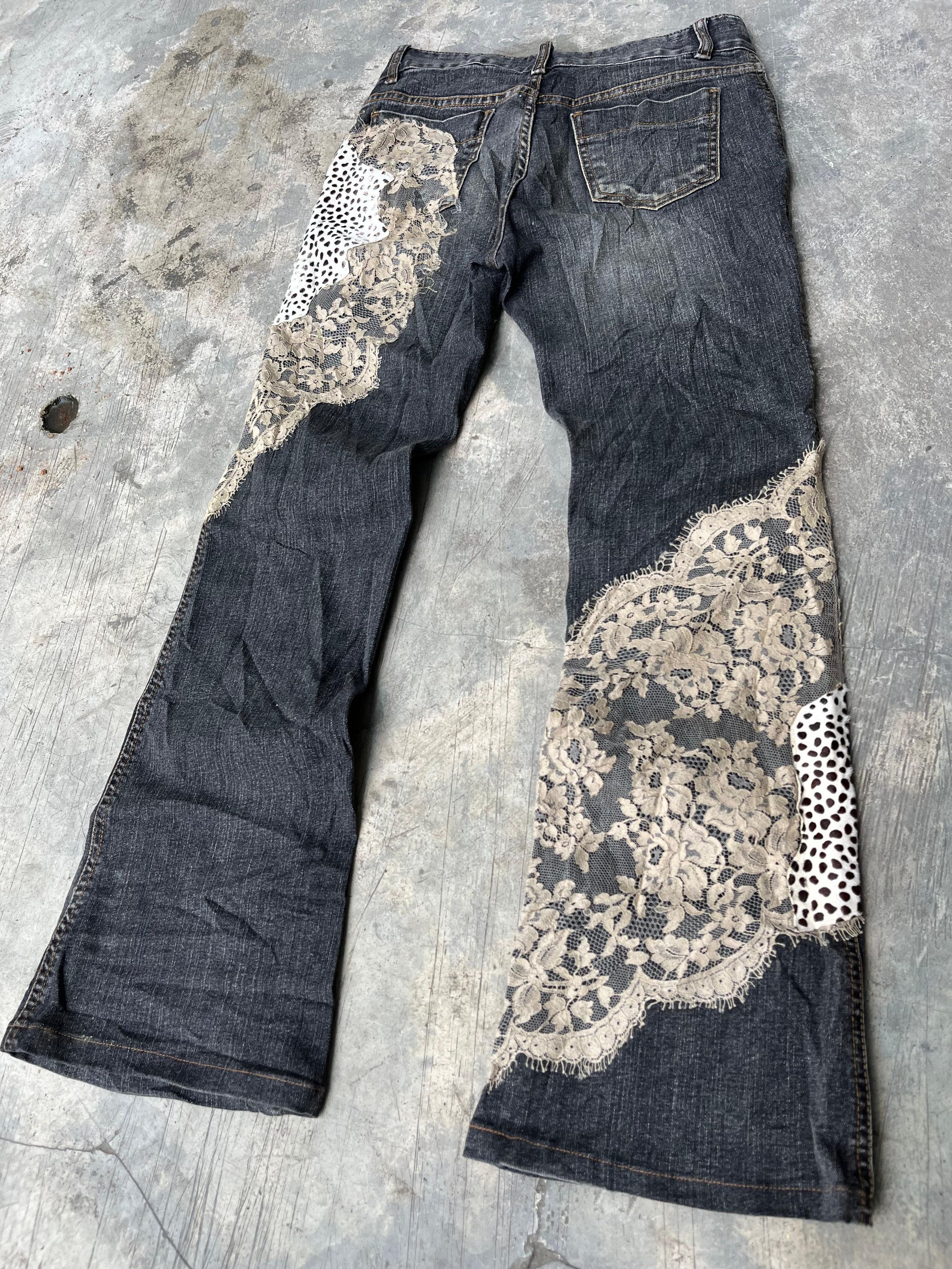 If Six Was Nine × Japanese Brand × Le Grande Bleu (L.G.B.) Perlanova Style If Six Was Nine Flared Pants Size 29" - 4 Thumbnail