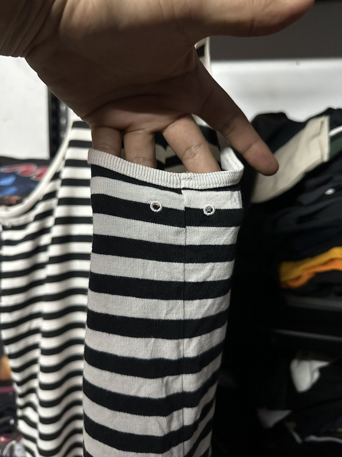 Number (N)ine Vintage Number Nine Stripe Tank Tops Japan Tee Size US M / EU 48-50 / 2 - 6 Thumbnail