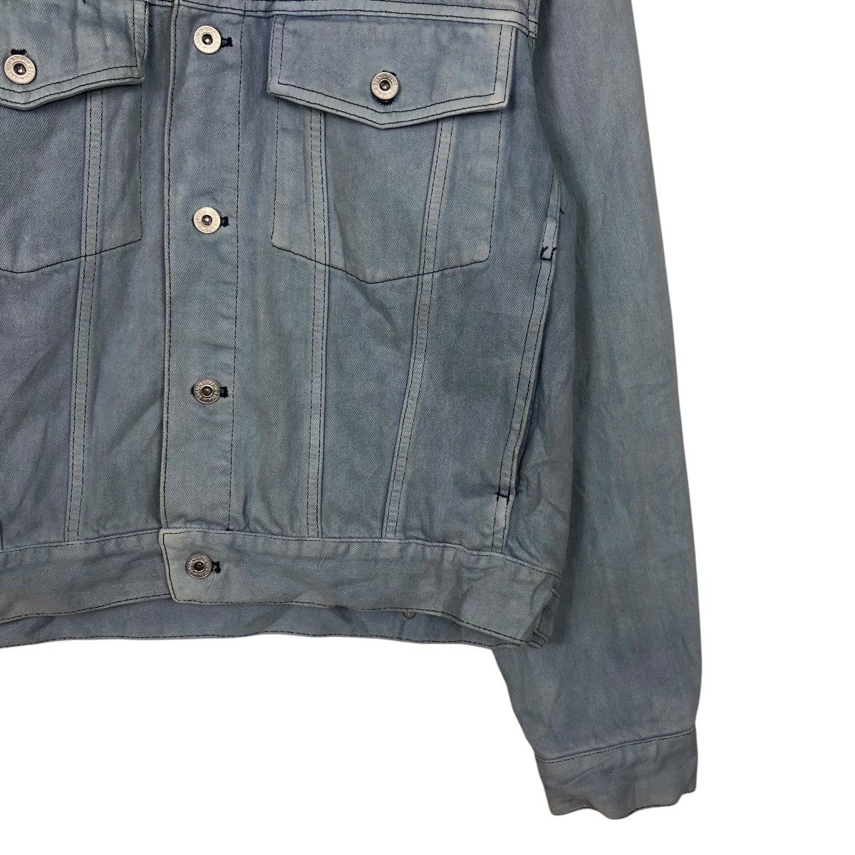 Japanese Brand × Vintage 📌Vintage Trucker Denim Jacket H&M Biker Issey Miyake Size US M / EU 48-50 / 2 - 6 Thumbnail