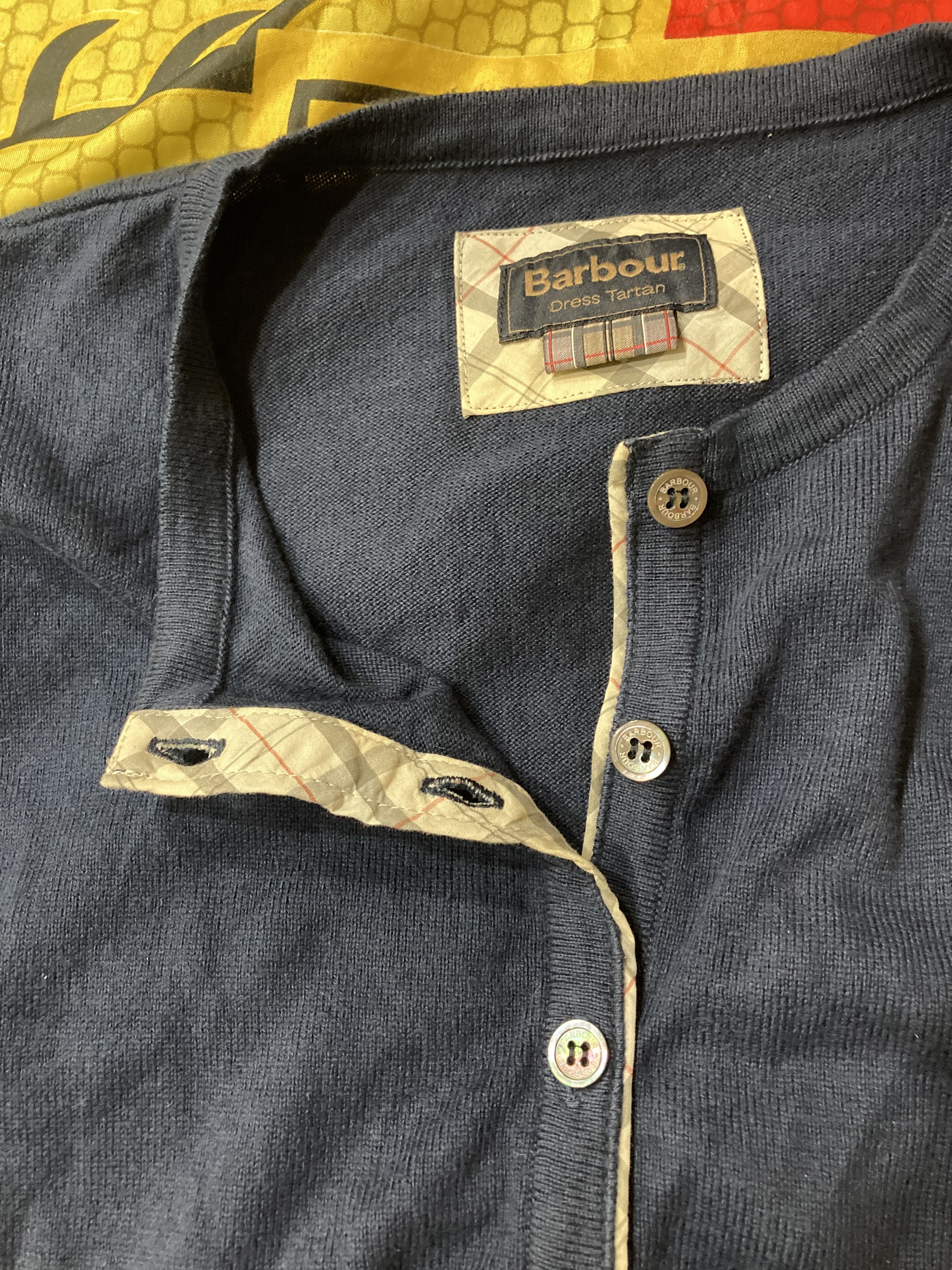 Barbour Barbour Ladies Pendle Knitted Cardigan Hessian Tartan Size S / US 4 / IT 40 - 10 Thumbnail