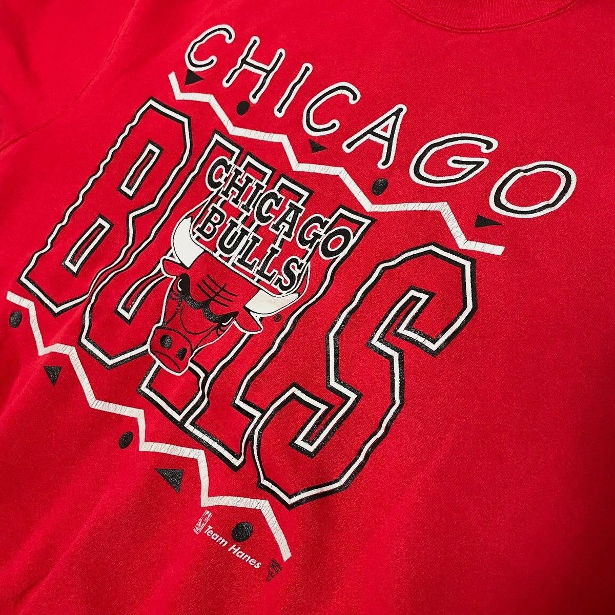 Vintage Chicago Bulls Team Hanes RARE Vintage 90s XXL Sweatshirt Size US XXL / EU 58 / 5 - 4 Thumbnail