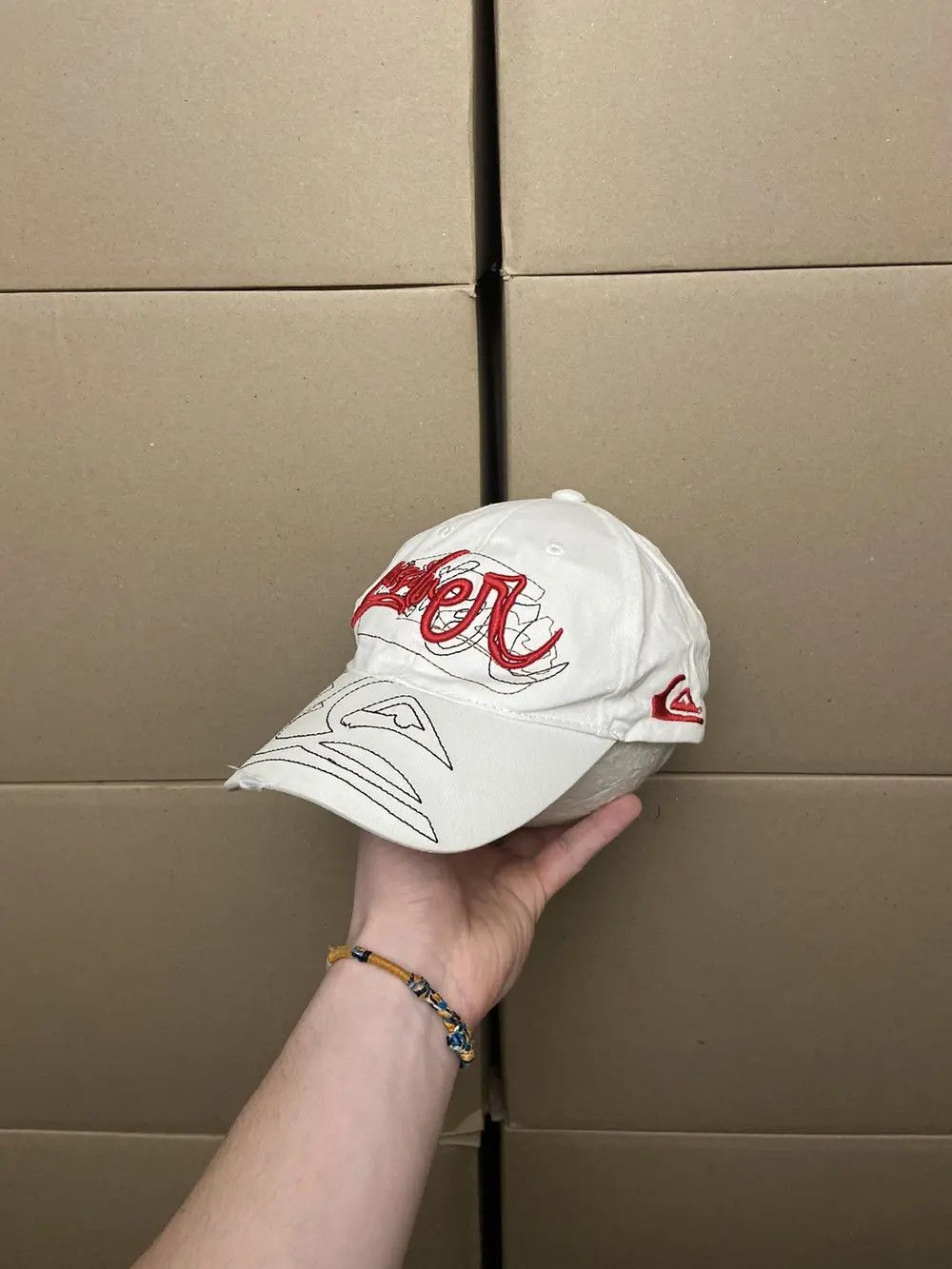 Quiksilver CRAZY VINTAGE QUIKSILVER Y2K CAP HAT SURF SKATE STREETWEAR Size ONE SIZE - 1 Thumbnail