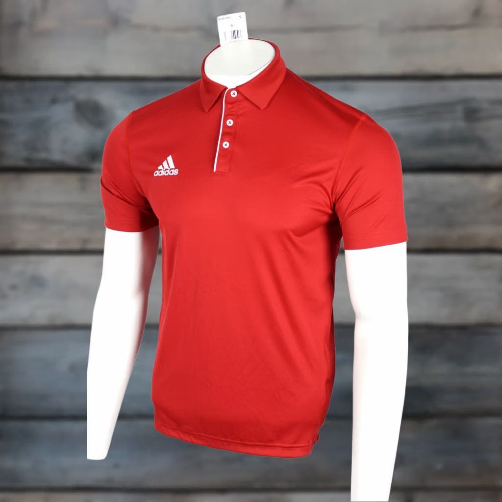 Adidas Adidas Polo Shirt Men's Coach Short Sleeve Red White Logo IS1105 S Size US S / EU 44-46 / 1 - 1 Thumbnail