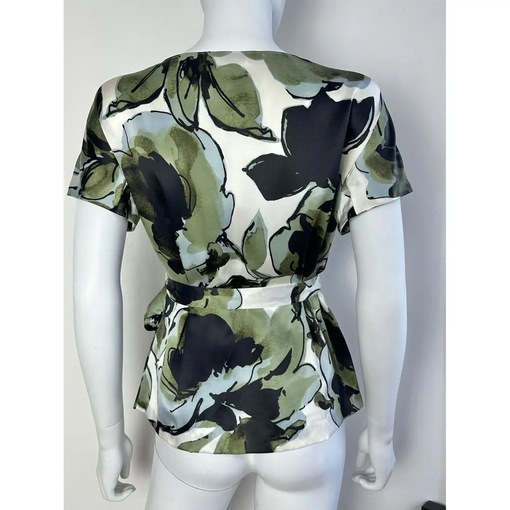 Max Mara Max Mara Pura Seta Wrap Top Size S / US 4 / IT 40 - 11 Thumbnail