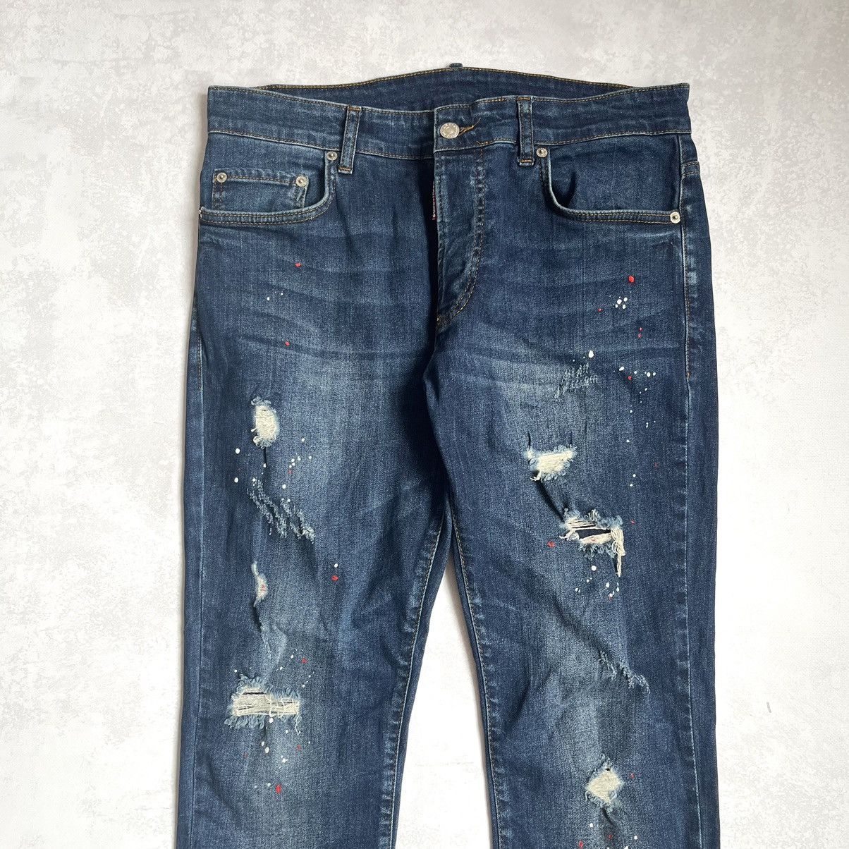 Dsquared2 × Jean Dsquared Jeans Denim Trousers Blue pants Size US 30 / EU 46 - 2 Thumbnail