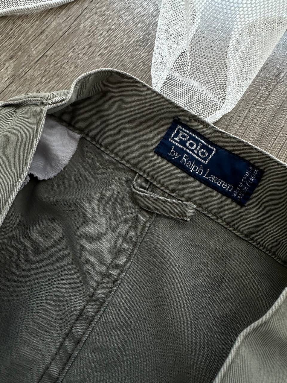 Polo Ralph Lauren × Vintage Vintage Polo Ralph Lauren Khaki PRL Cargo Pants Size US 36 / EU 52 - 11 Thumbnail