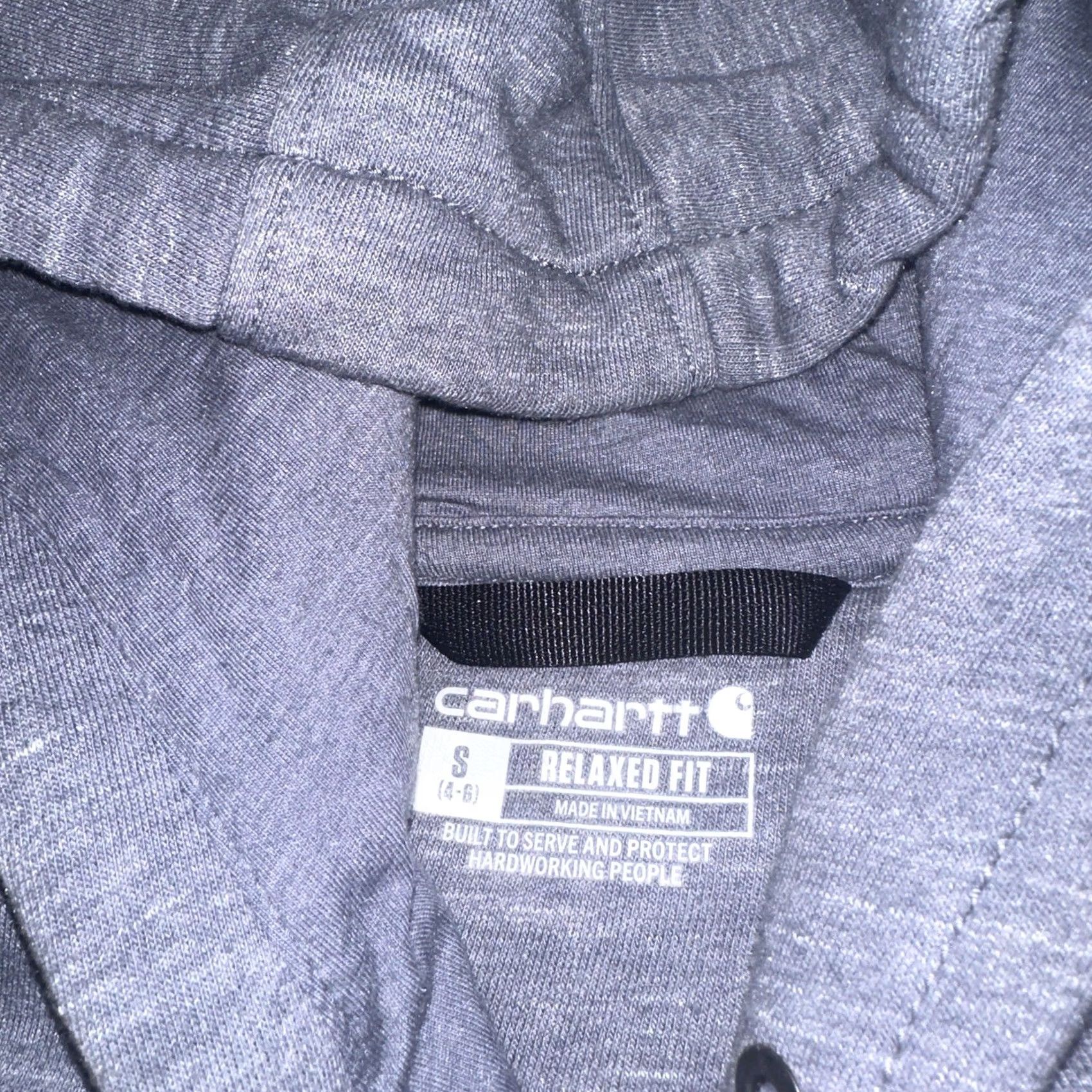 Carhartt Carhartt Hoodie Womens Small Pullover Clarksburg Relaxed Fit 102791 E40 Blue Size S / US 4 / IT 40 - 3 Thumbnail