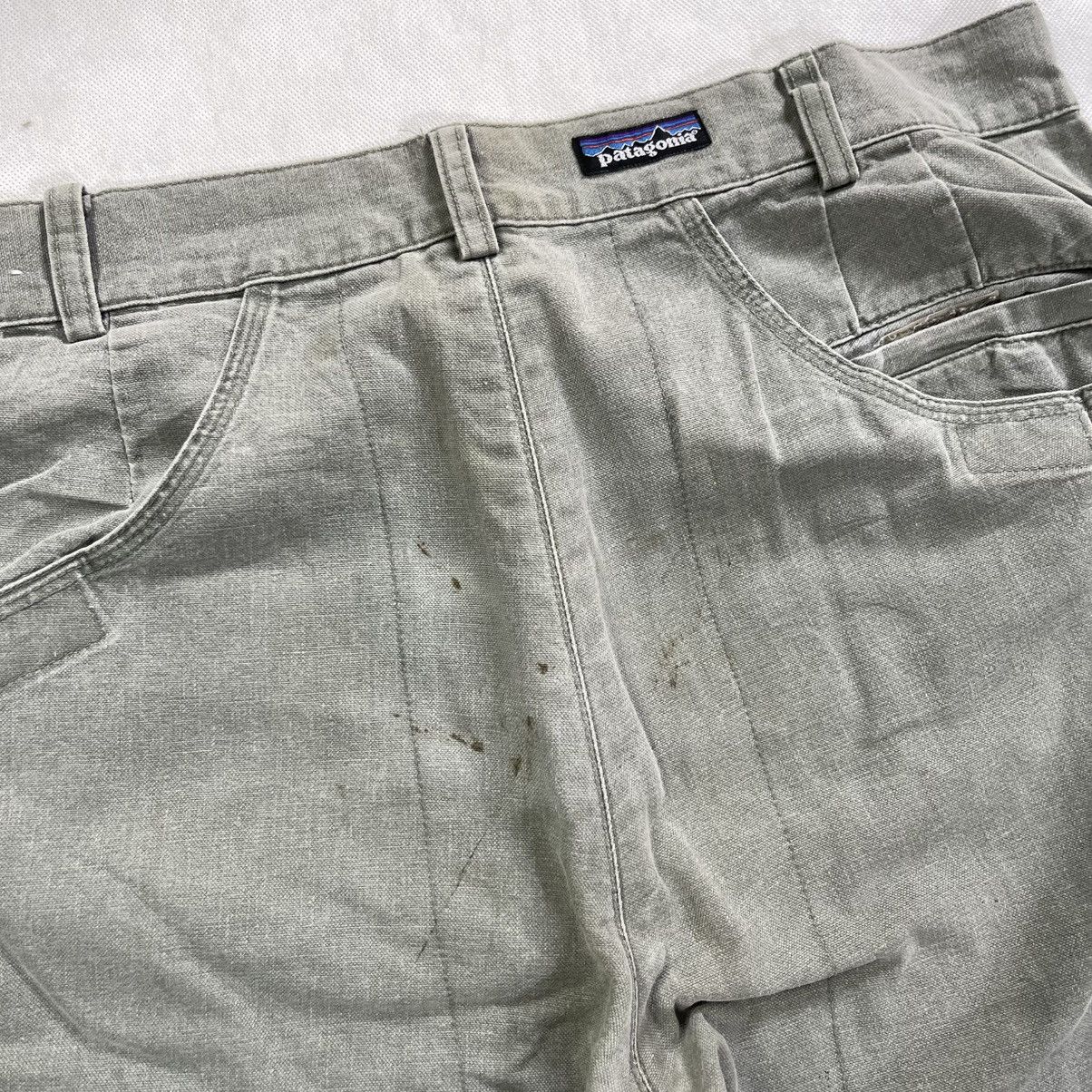 Patagonia Vintage 90s Patagonia Double Knee Organic Cotton Khaki Pant Size US 36 / EU 52 - 10 Thumbnail