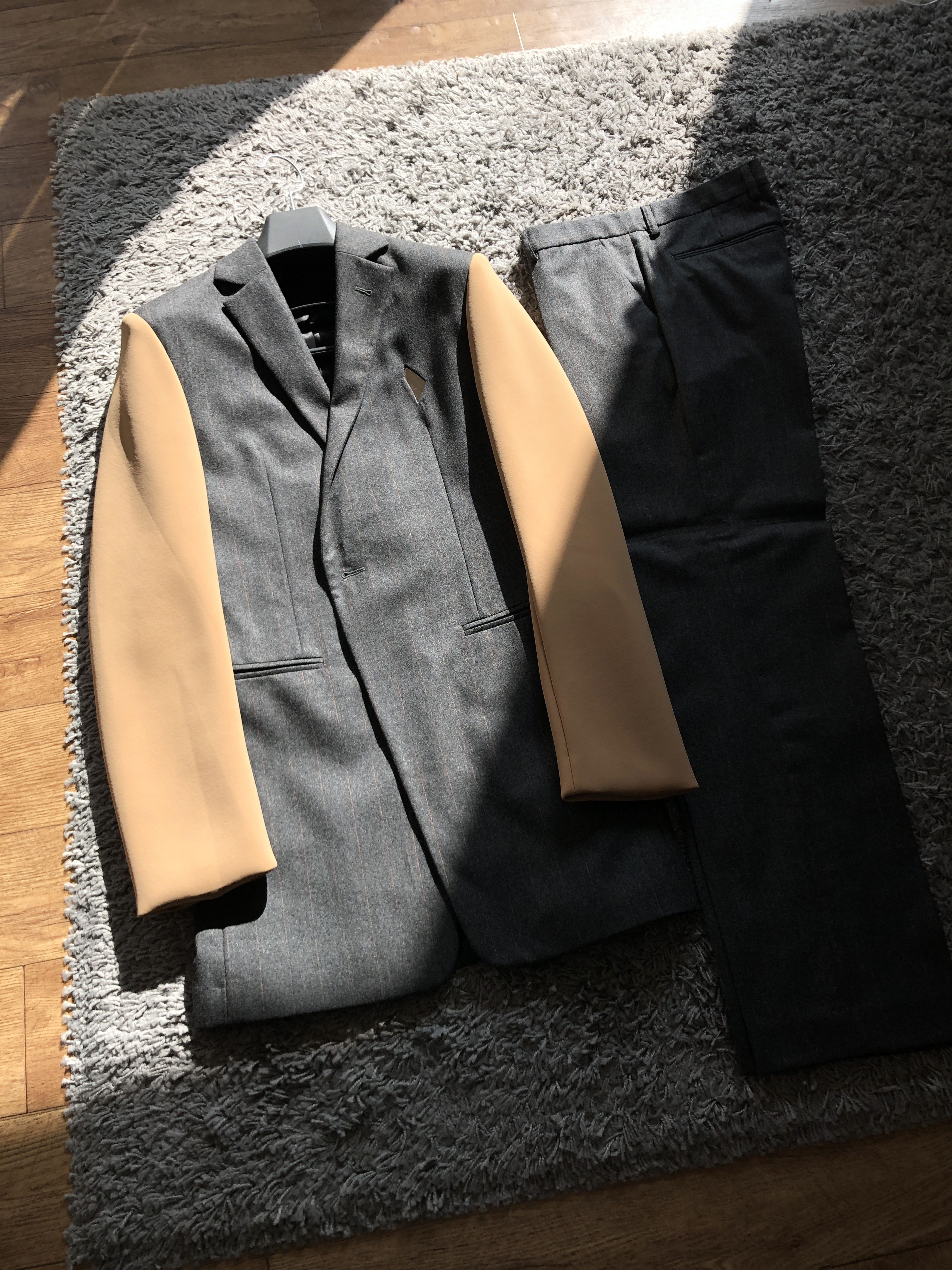 Raf Simons RAF SIMONS AW09 Mirror Wool Suit Size 46R - 8 Thumbnail