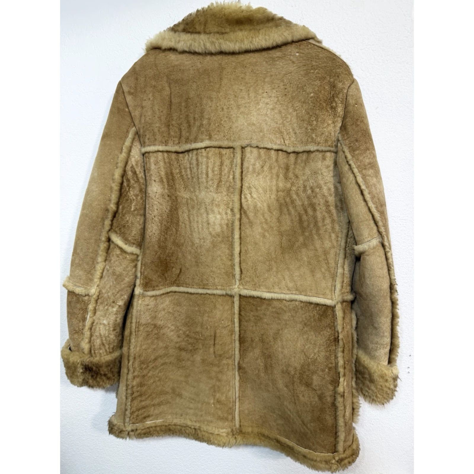 Marlboro VINTAGE Shearling Jacket Coat Marlboro Man Napa Men’s Size S-M Brown Size US S / EU 44-46 / 1 - 7 Thumbnail