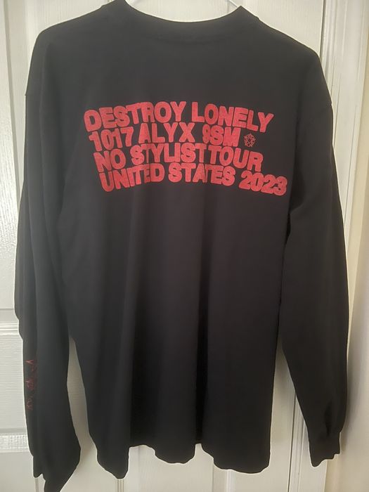 1017 ALYX 9SM Alyx x Destroy Lonely NOSYLIST tour L/S | Grailed