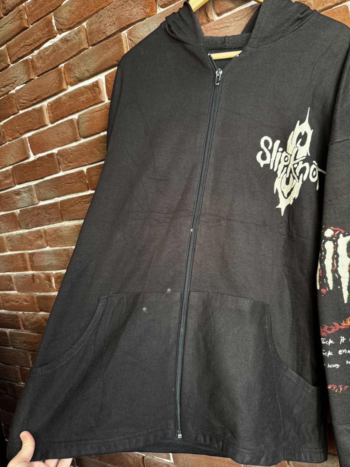 Band Tees Rare Vintage 90s Slipknot Numetal Band Tee Hoodie CLarge Size US XL / EU 56 / 4 - 6 Thumbnail