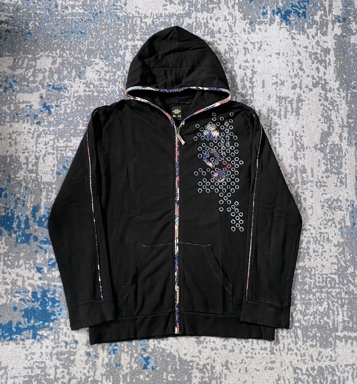 Vintage Japanes Sukajan Hoodie in Black, Men's (Size Xl) — image 2 of 6