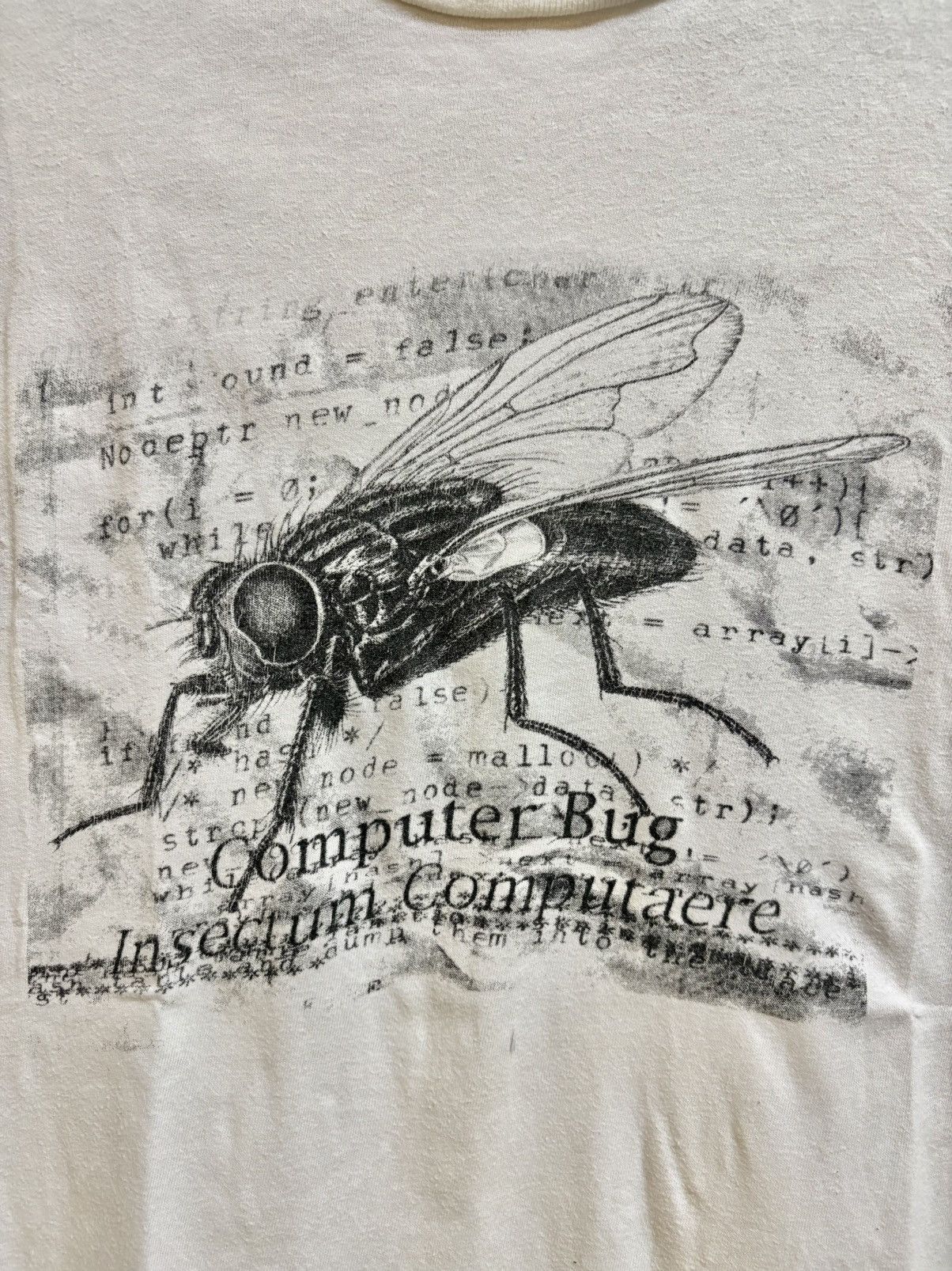 Arts & Science Vintage 90s Flys Computer Bug Art Animal IBM Windows Apple Size US L / EU 52-54 / 3 - 3 Thumbnail