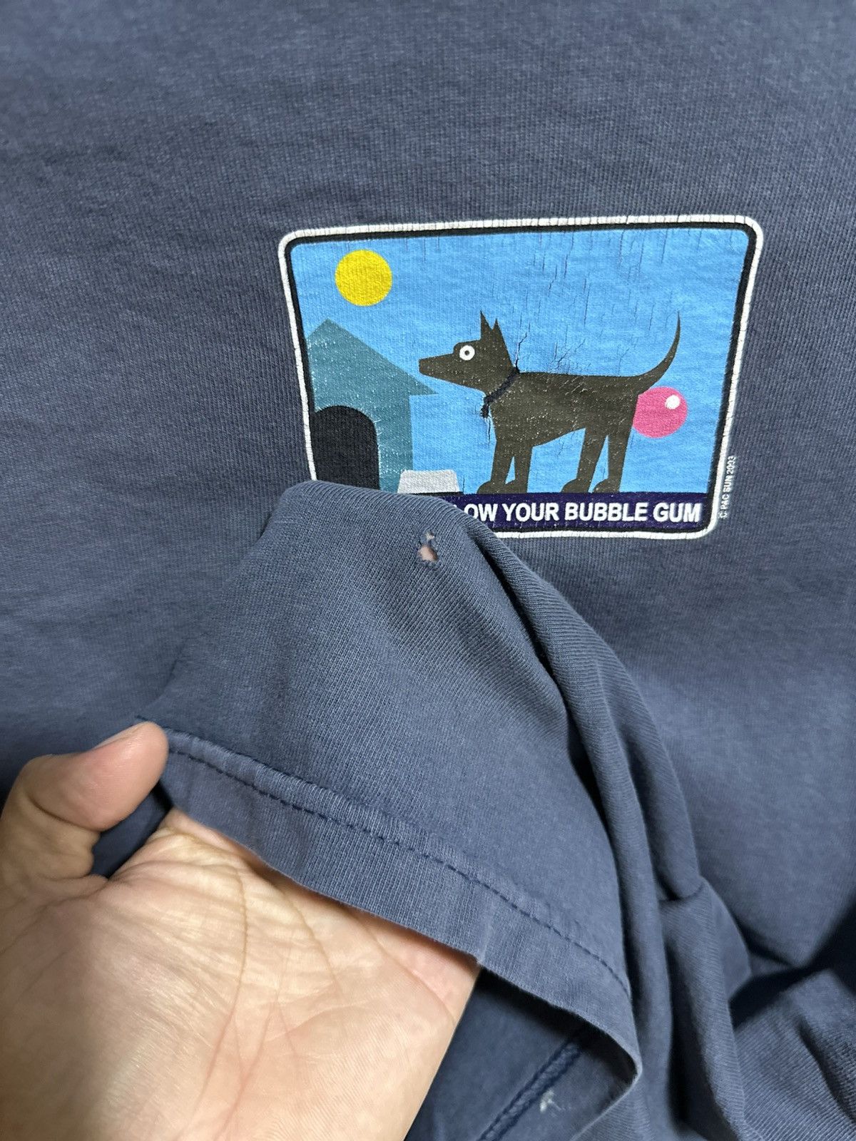Pacsun × Vintage Vintage PacSun Don’t Swallow Your Bubble Gum Faded Tee Size US M / EU 48-50 / 2 - 8 Thumbnail