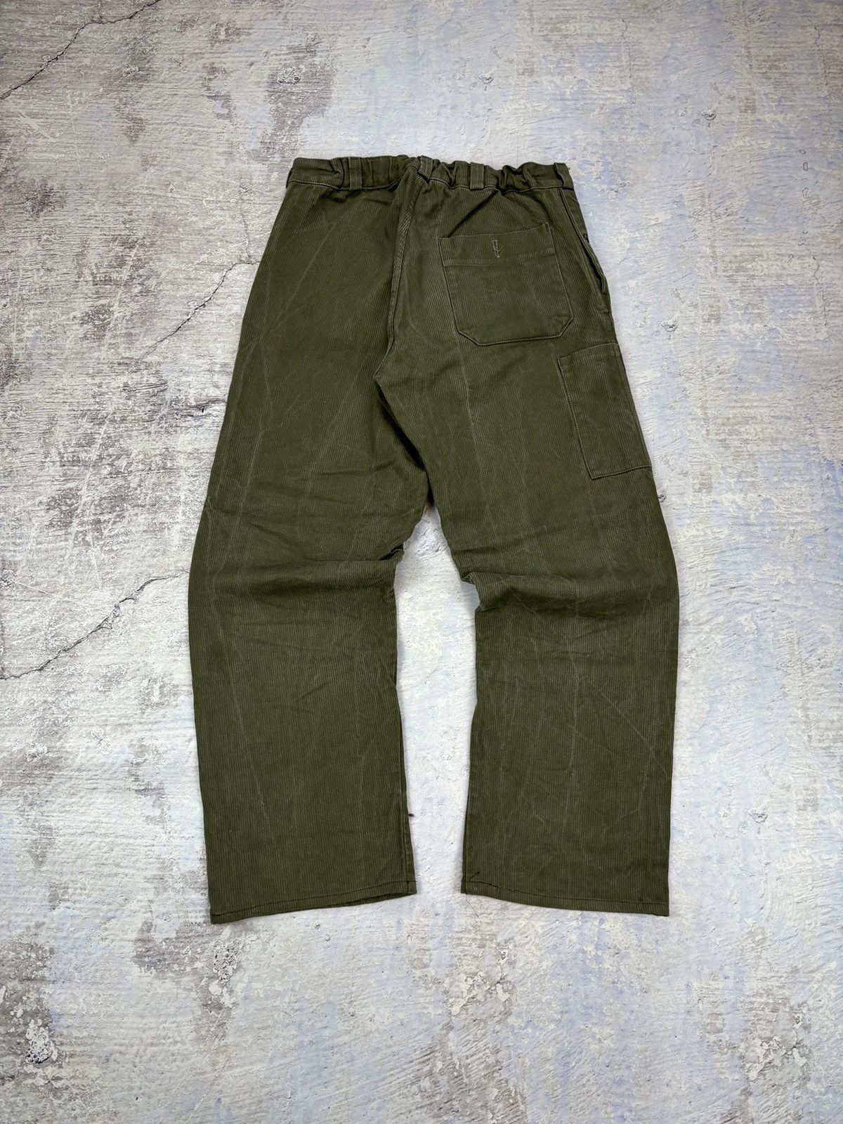Vintage Vintage military style pants khaki green mens Size US 34 / EU 50 - 1 Thumbnail