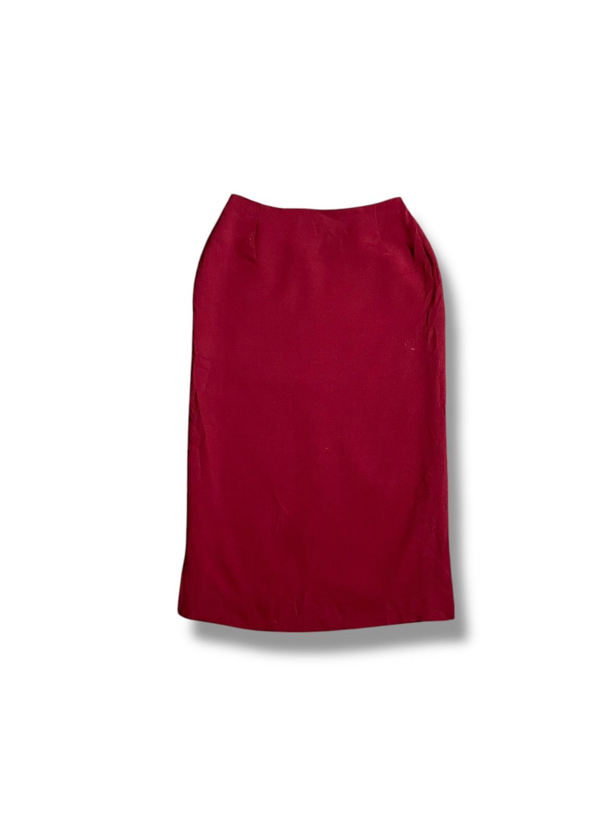 Gianfranco Ferre Gianfranco Ferre x Studio Women Burgundy Skirt (26) Size 23" - 1 Thumbnail