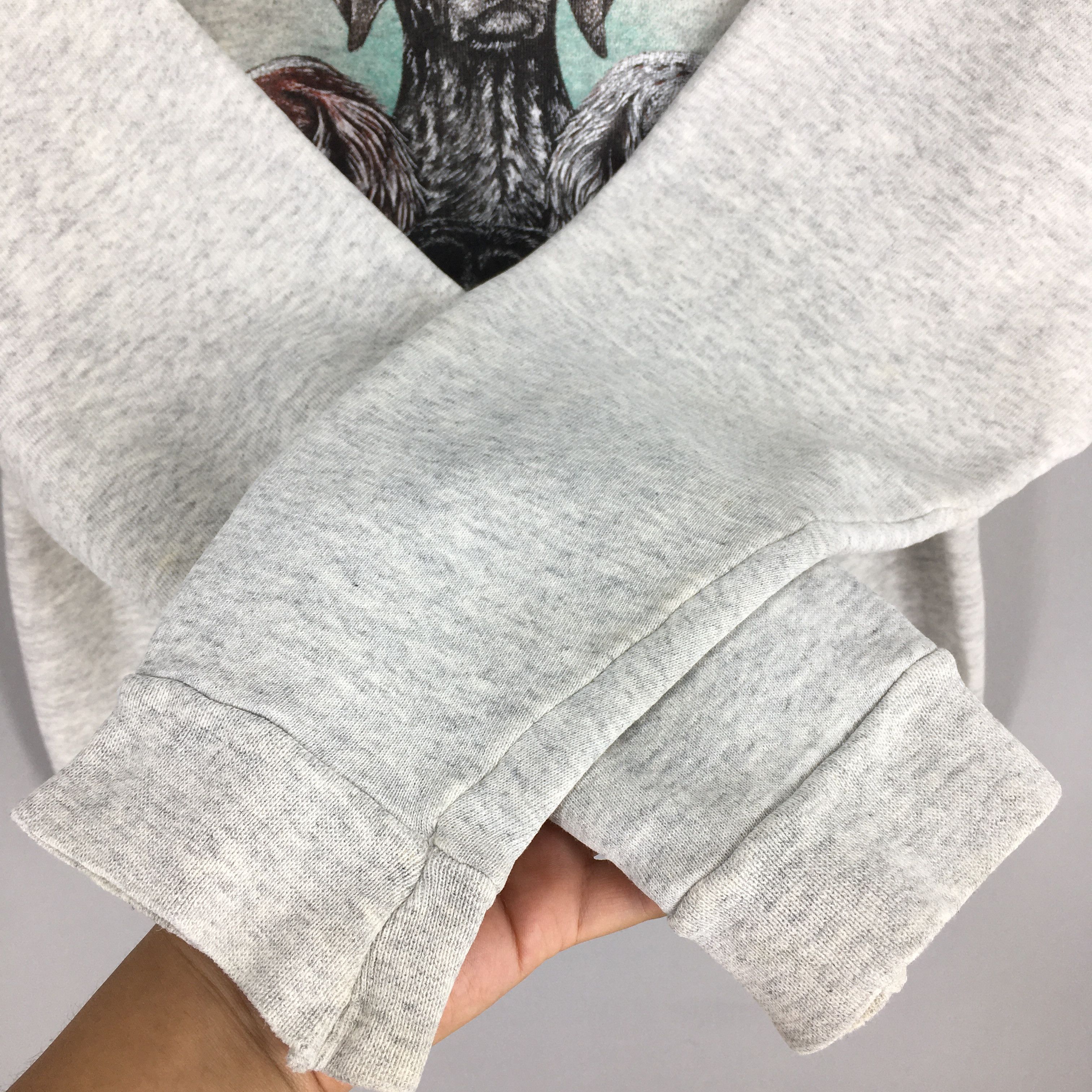 Big Dogs × Tultex 90s North American Outfitters Dogs Gray Sweatshirt Medium Size US M / EU 48-50 / 2 - 6 Thumbnail