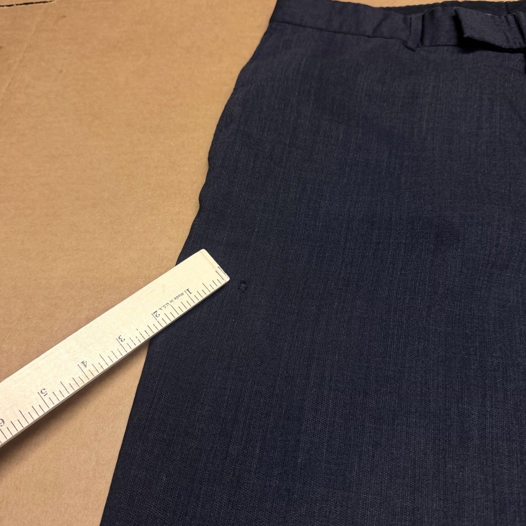 Hugo Boss Hugo Boss Dress Pants Mens 34x32 Gray Wool Flat Front Straight Business Size US 34 / EU 50 - 5 Thumbnail