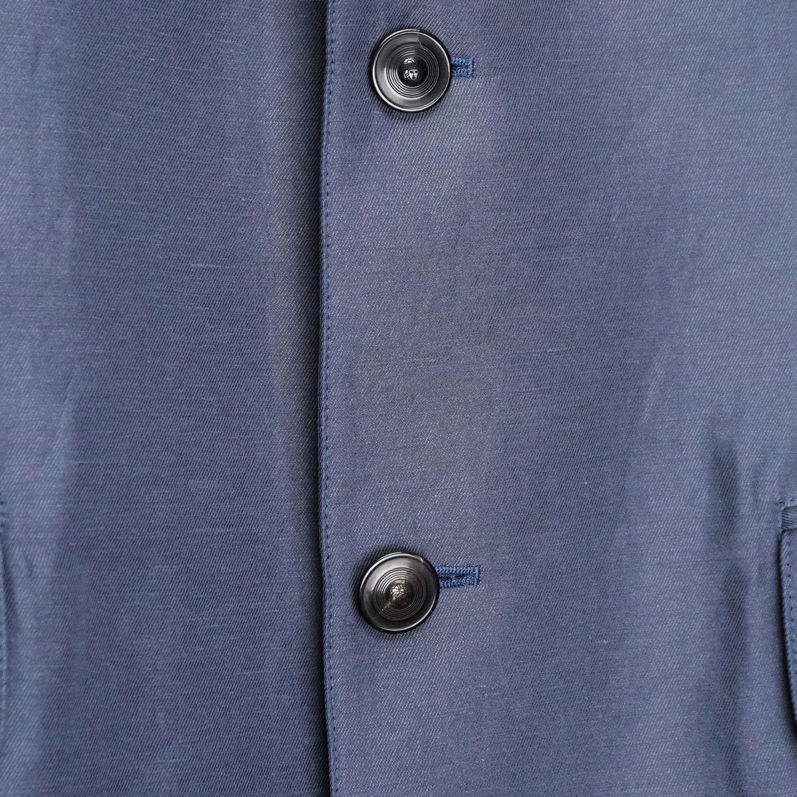 Versace Gianni Versace Medusa Greca Logo Linen Blend Blazer Jacket Size US L / EU 52-54 / 3 - 5 Thumbnail