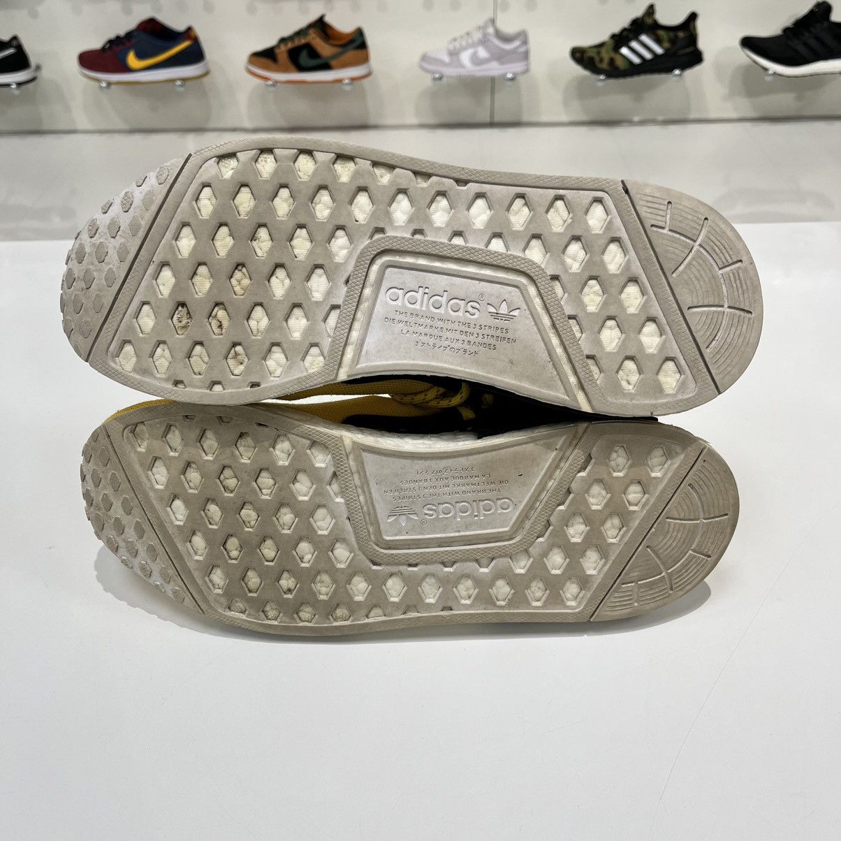 Adidas × Humanrace × Pharrell Adidas NMD HU Pharrell Human Race Yellow Size US 9.5 / EU 42-43 - 10 Thumbnail