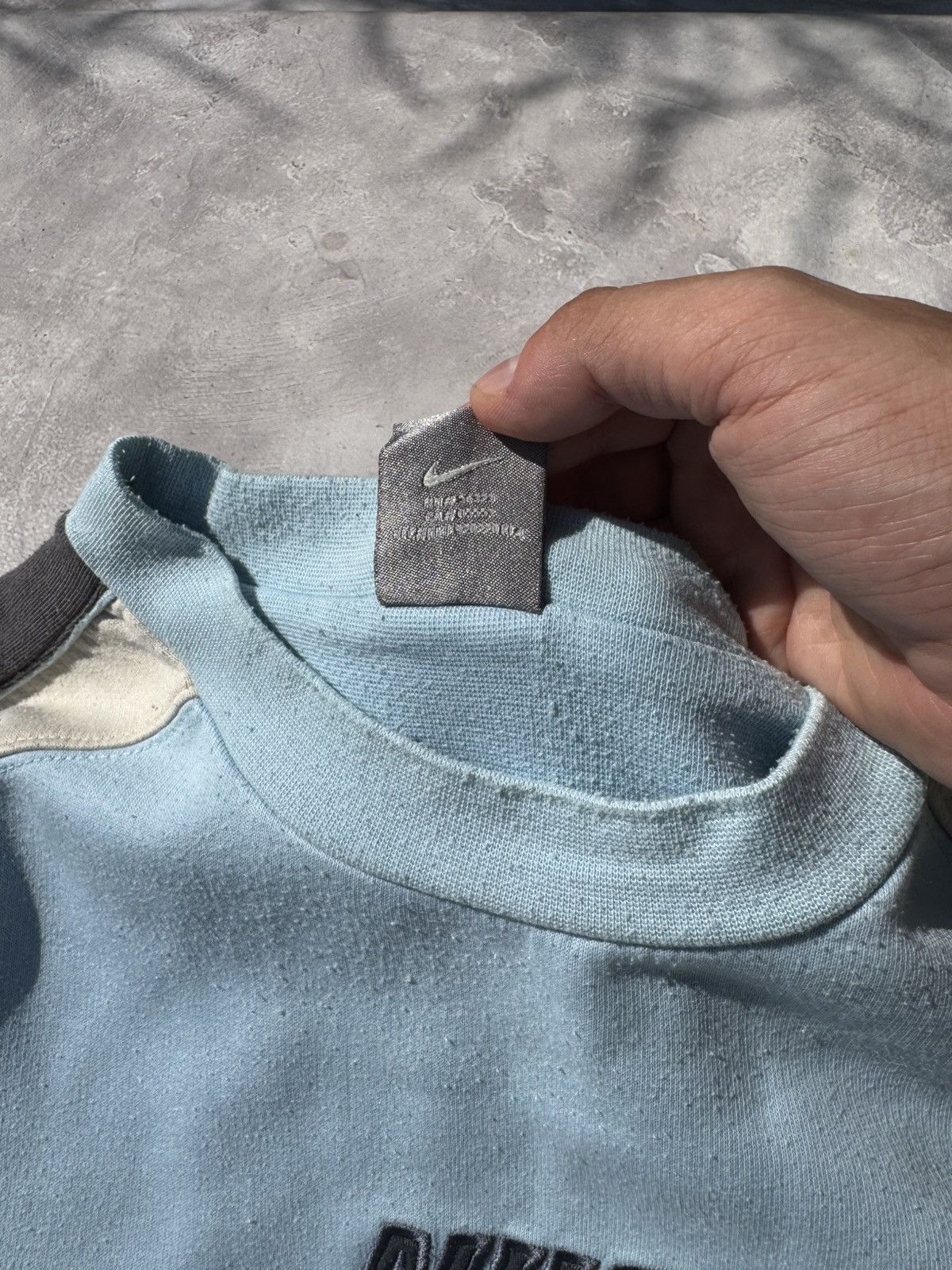 Nike Vintage 90s Nike Air Baggy Cotton Y2k Sweatshirt Size US XL / EU 56 / 4 - 6 Thumbnail