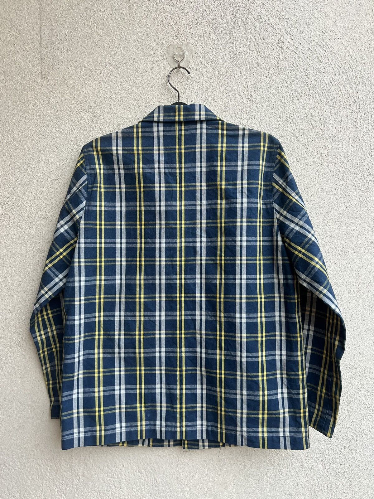 Vintage Vintage MILKBOY Japan Tartan Plaid Button Chore acket Coat Size US L / EU 52-54 / 3 - 24 Thumbnail
