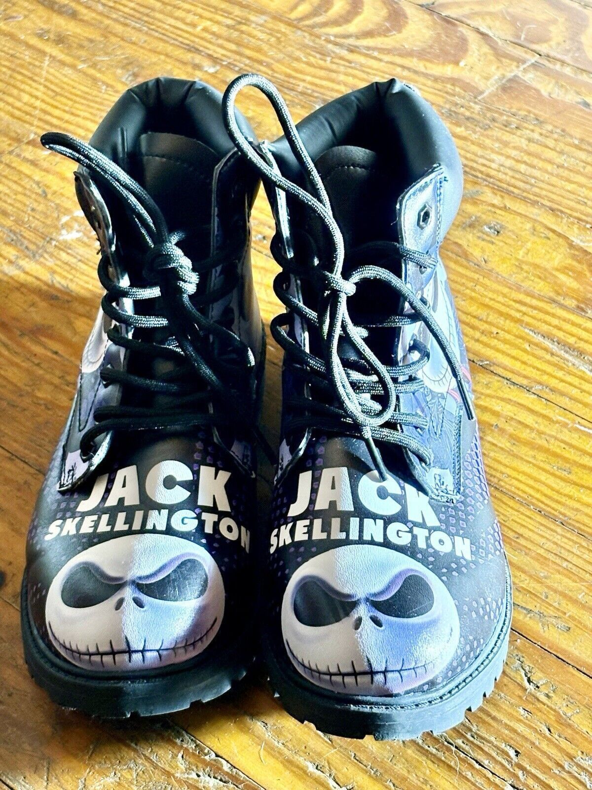 Nightmare Before Christmas Jack Skellington Combat Boots
