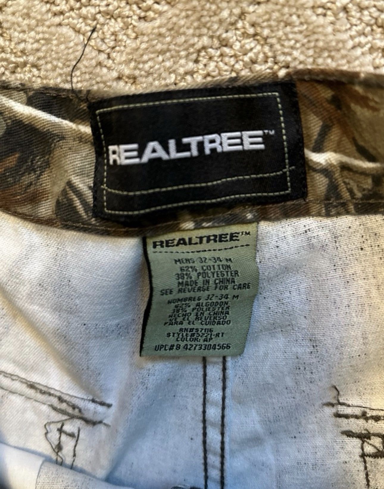 Realtree Realtree Camouflage Pants Size US 32 / EU 48 - 3 Thumbnail